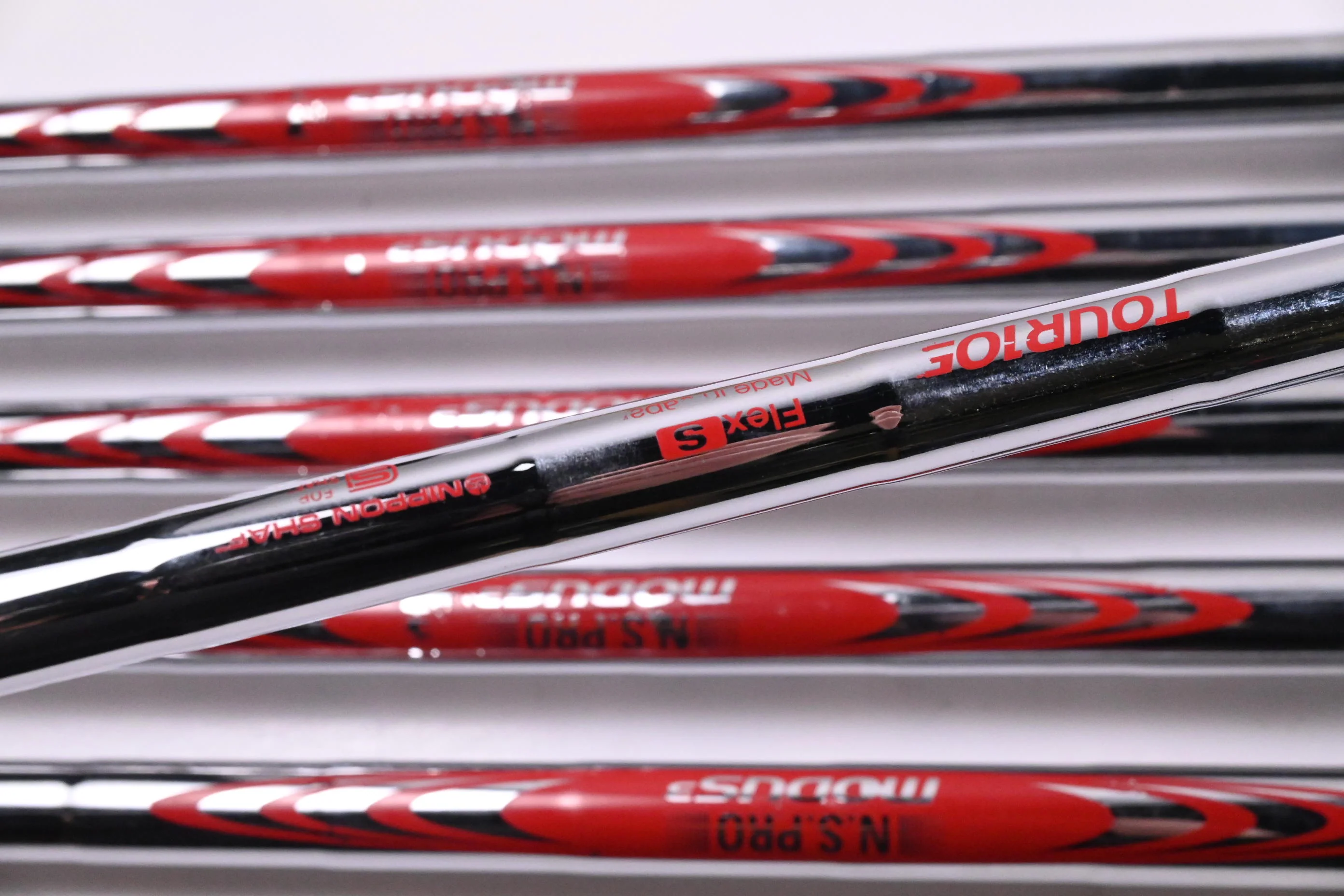 Taylormade P790 2025 Irons / 5-PW / Stiff Flex N.S.Pro Modus³ Tour 105 Shafts - Image 5
