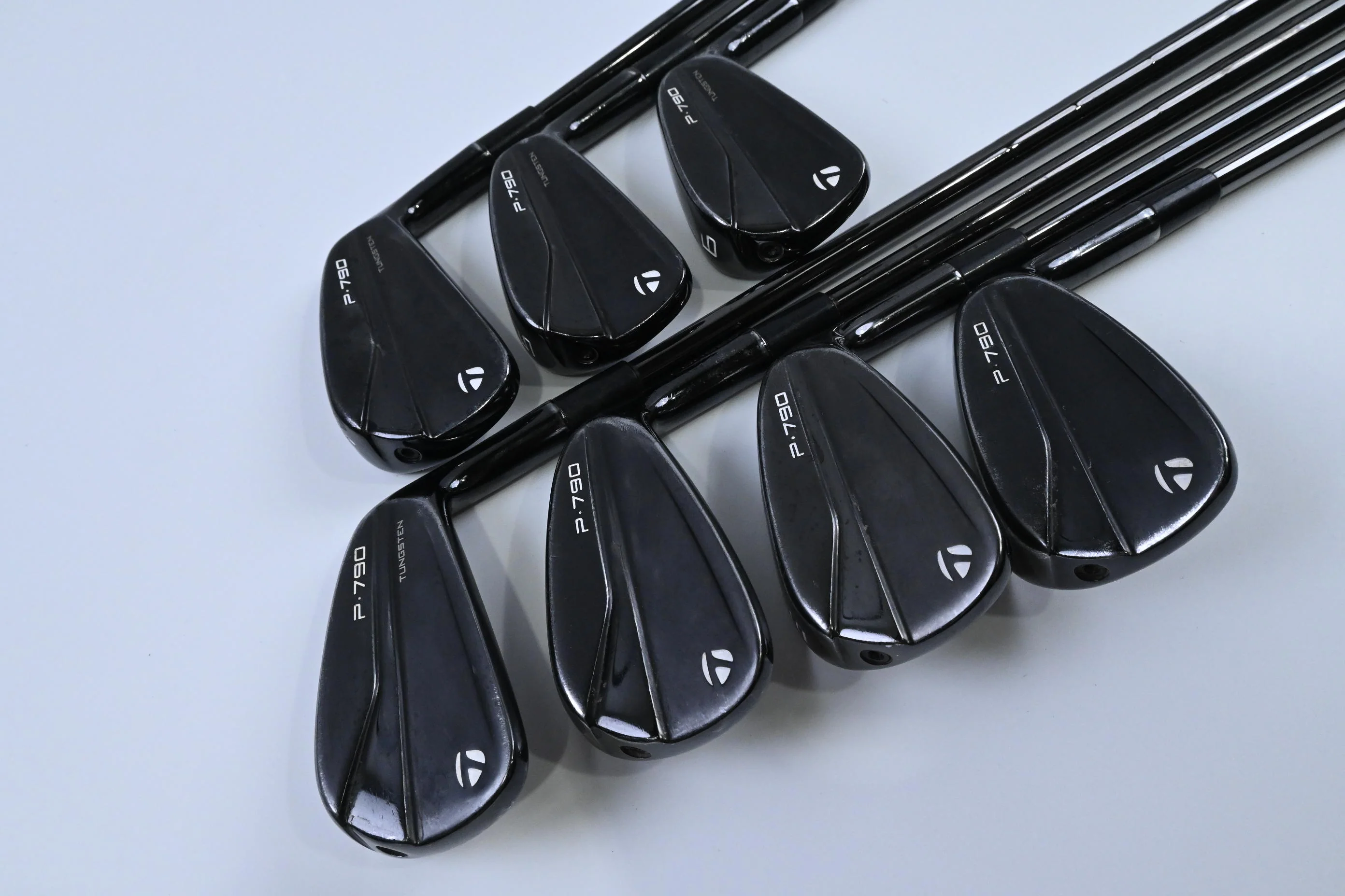 Taylormade P790 Phantom Black Irons / 4-PW / Stiff Flex KBS Tour Lite Shafts - Image 2