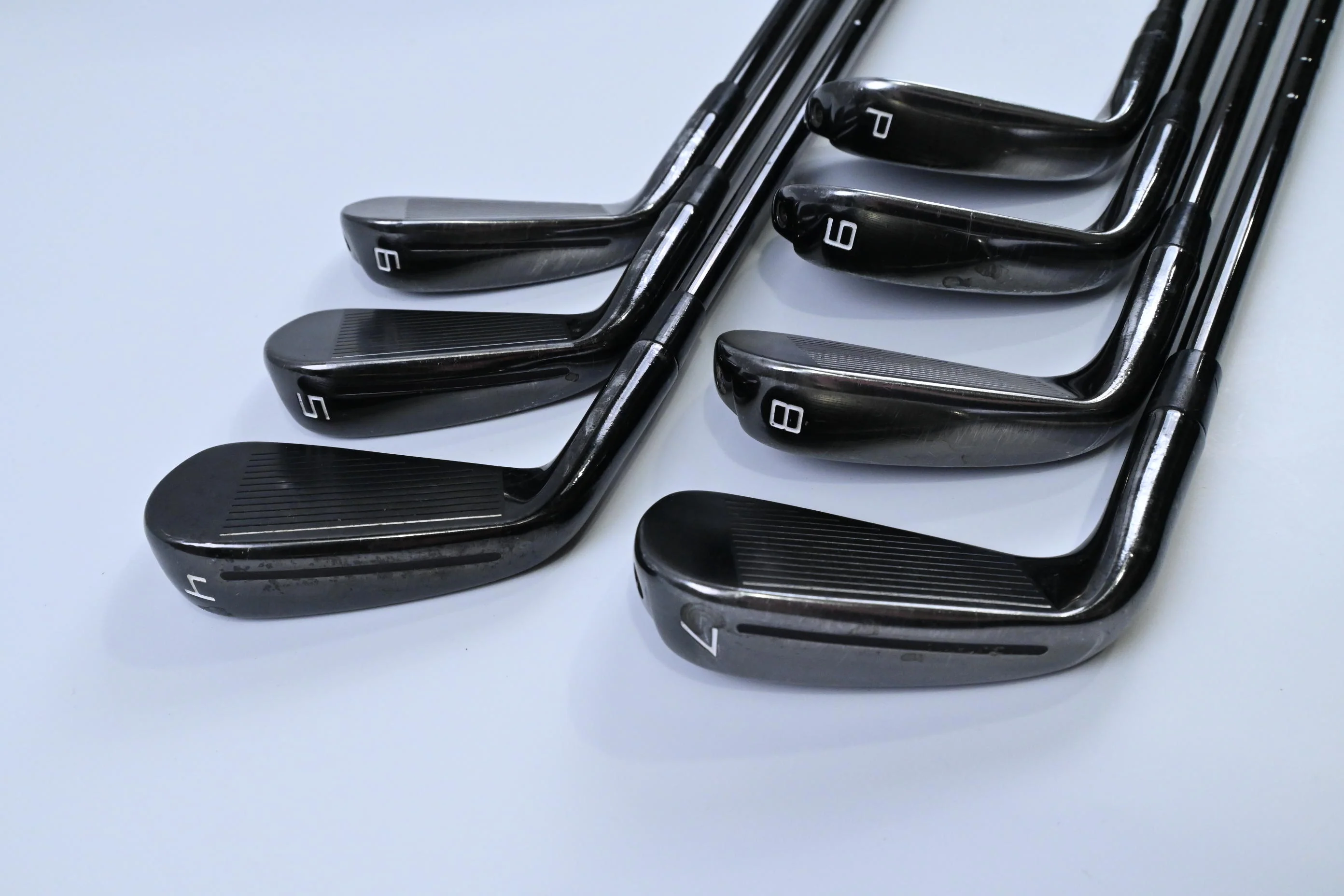 Taylormade P790 Phantom Black Irons / 4-PW / Stiff Flex KBS Tour Lite Shafts - Image 4