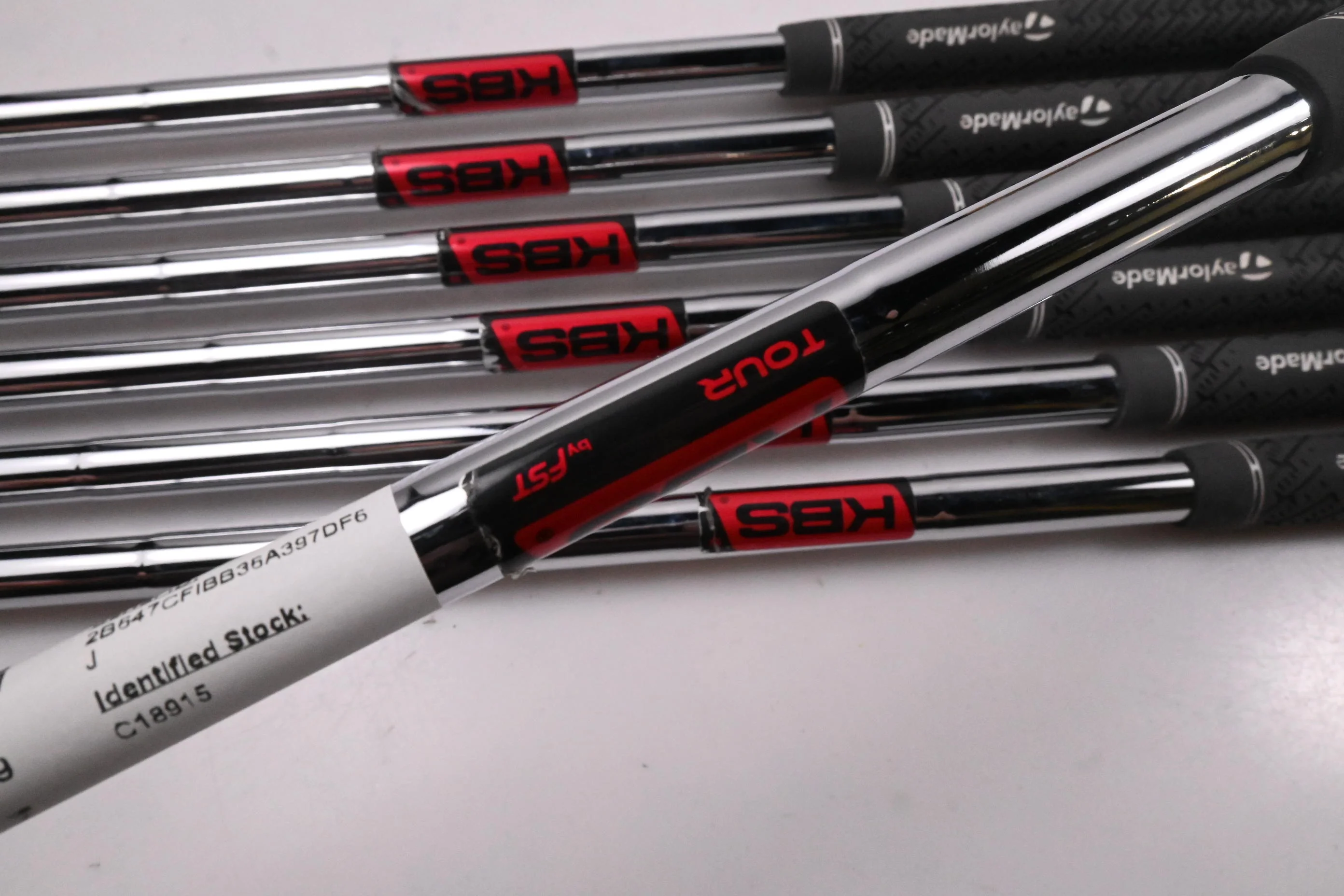 Taylormade P7MC 2020 Irons / 4-PW / Stiff Flex KBS Tour Shafts - Image 5