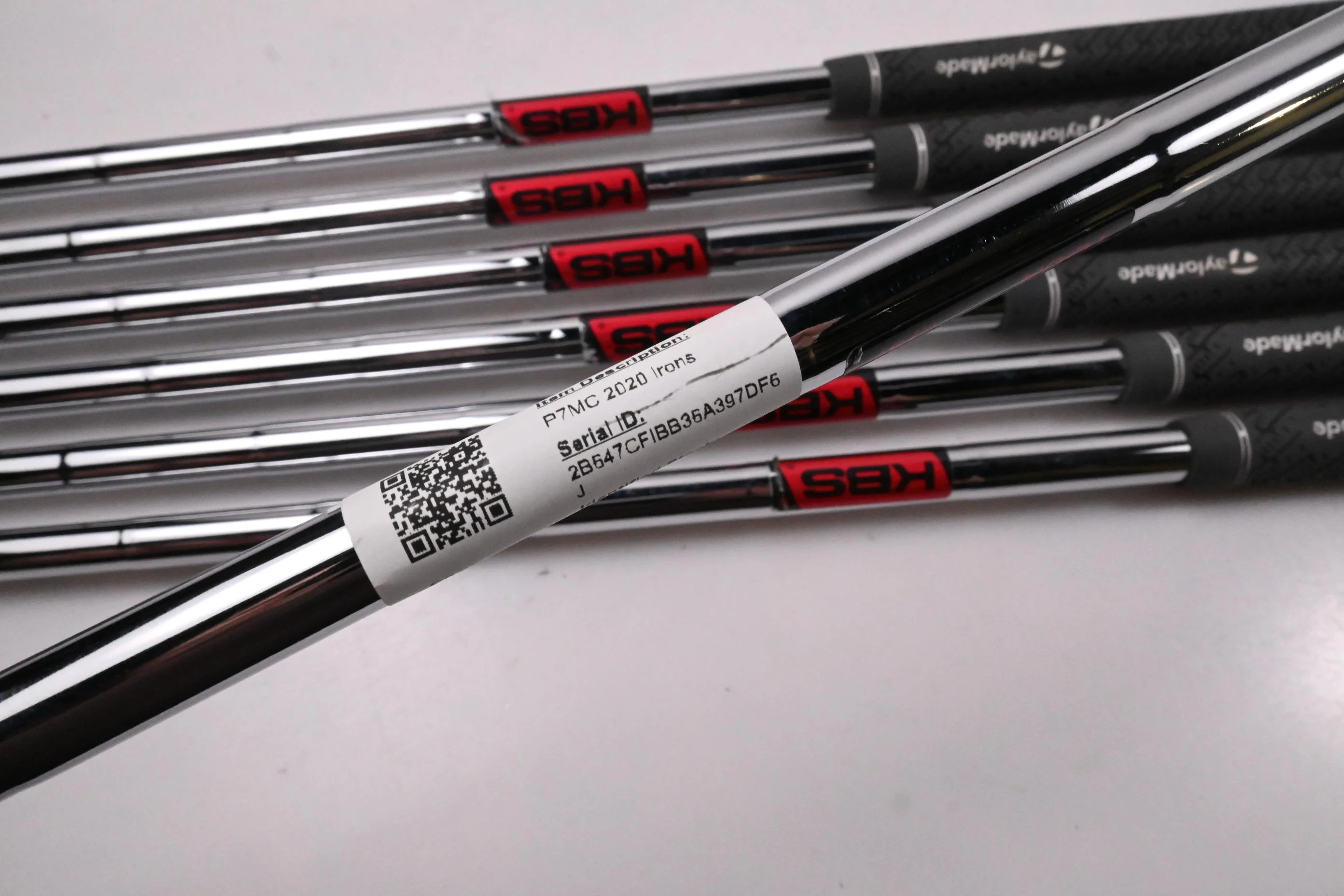 Taylormade P7MC 2020 Irons / 4-PW / Stiff Flex KBS Tour Shafts - Image 6