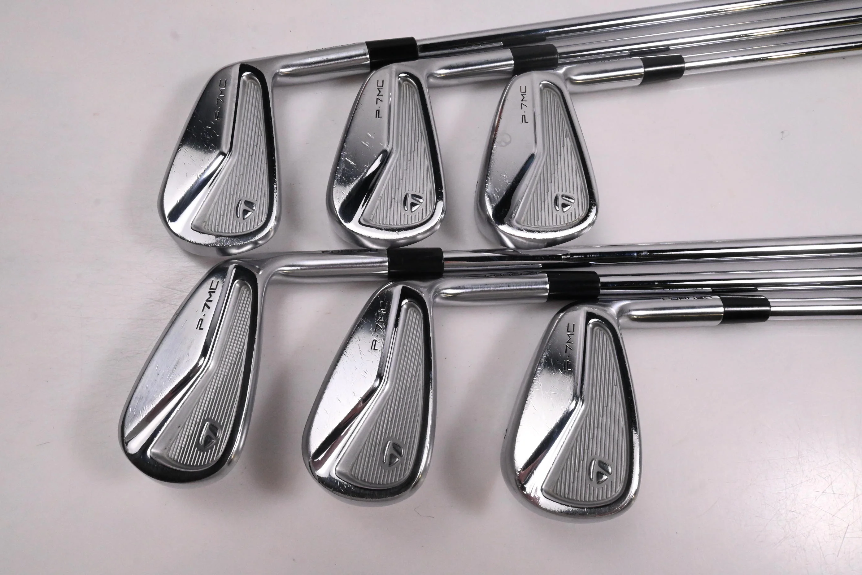 Taylormade P7MC 2020 Irons / 5-PW / Stiff Flex Project X Shafts - Image 2