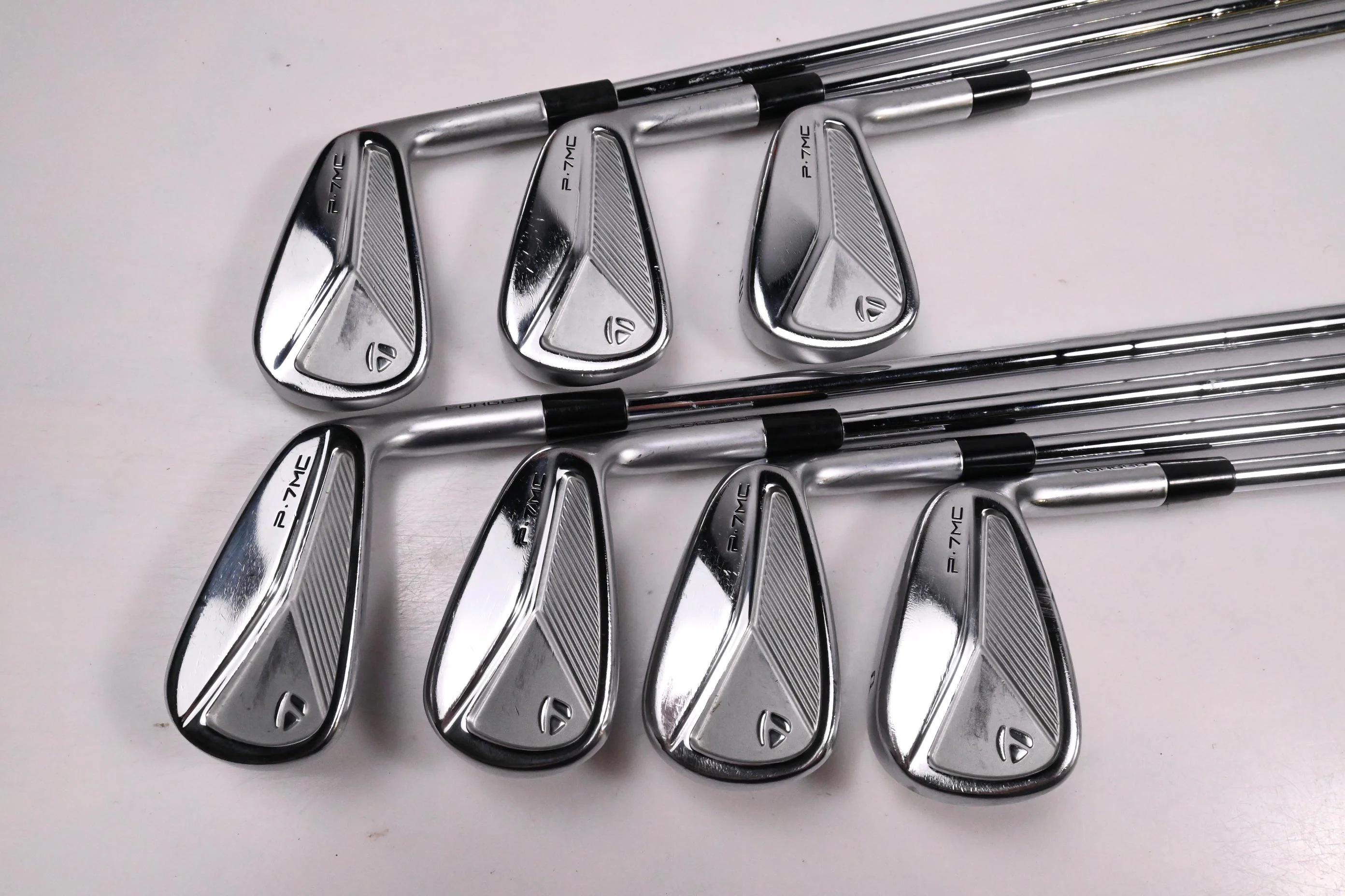 Taylormade P7MC 2023 Irons / 4-PW / Stiff Flex KBS Tour Shafts - Image 2