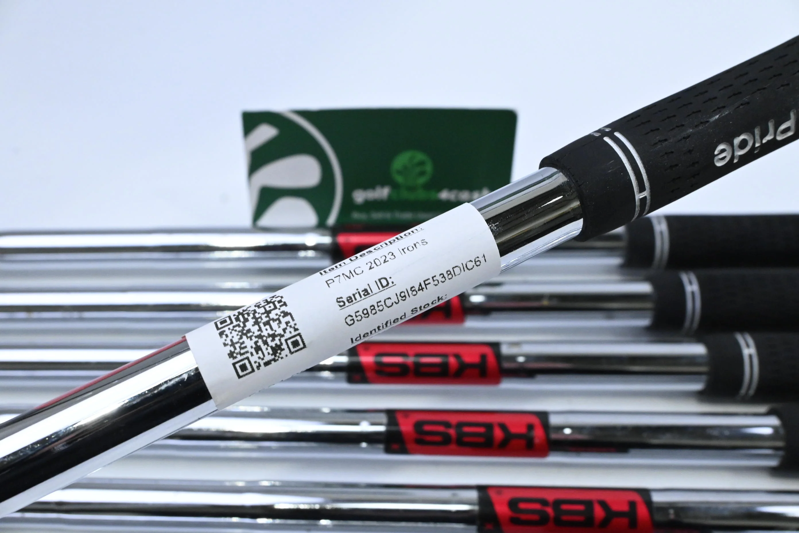 Taylormade P7MC 2023 Irons / 4-PW / X-Flex KBS Tour Shafts - Image 6