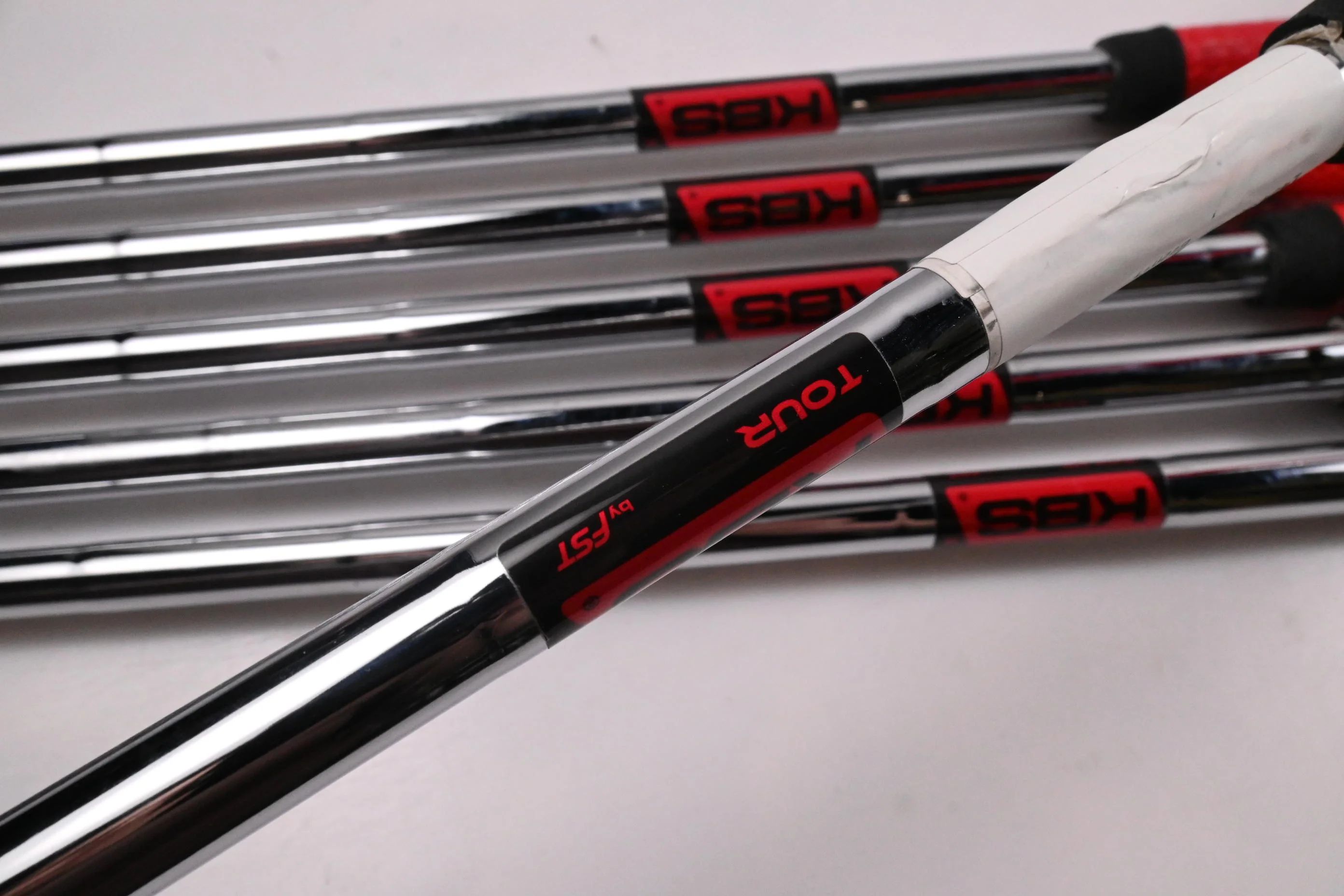 Taylormade P7MC 2023 Irons / 5-PW / Stiff Flex KBS Tour Shafts - Image 5