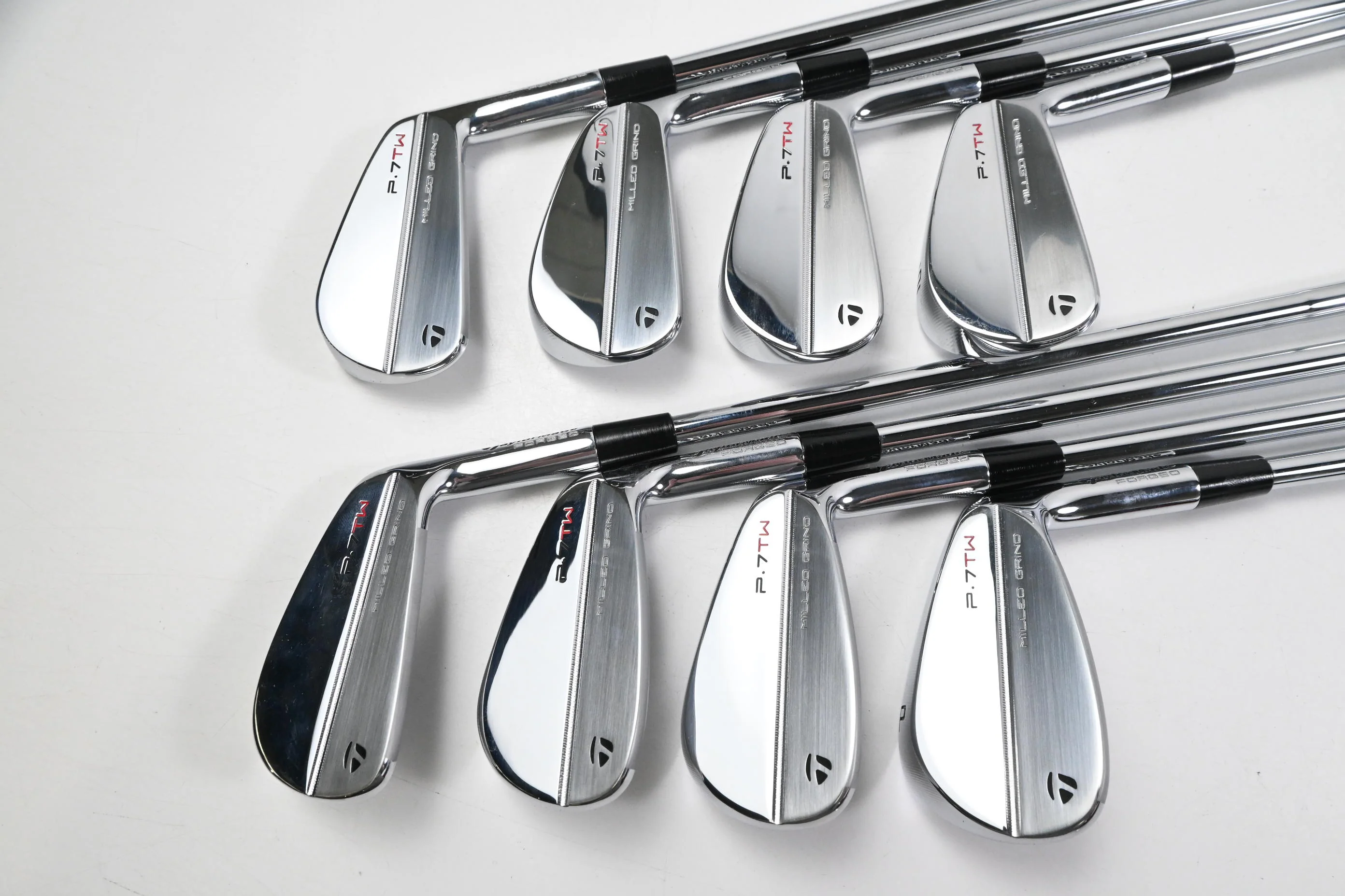 Taylormade P7TW Irons / 3-PW / Stiff Flex Dynamic Gold S300 Shafts - Image 2