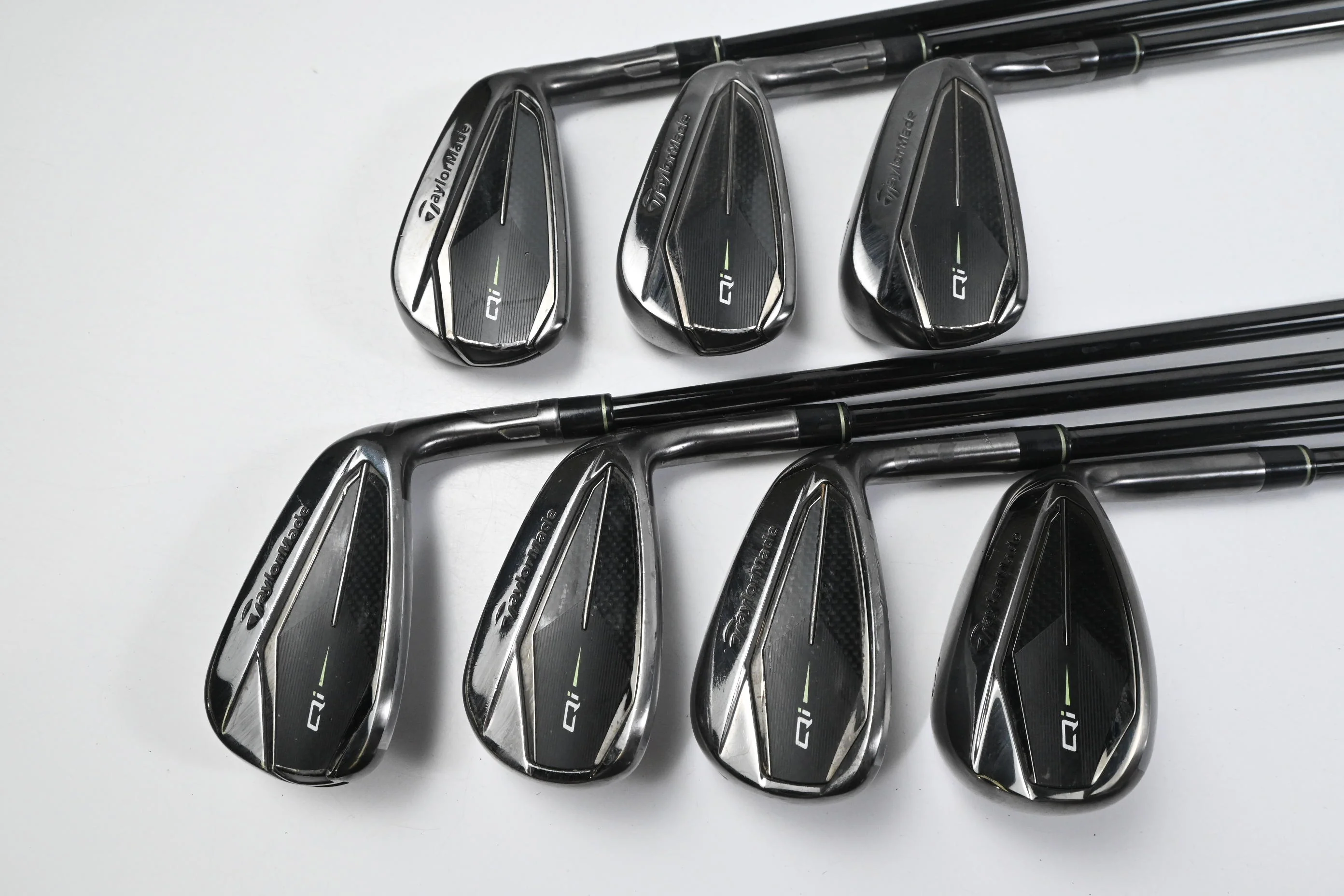 Taylormade Qi Gunmetal Edition Irons / 5-PW+SW / Regular Flex KBS MAX MT 85 - Image 2