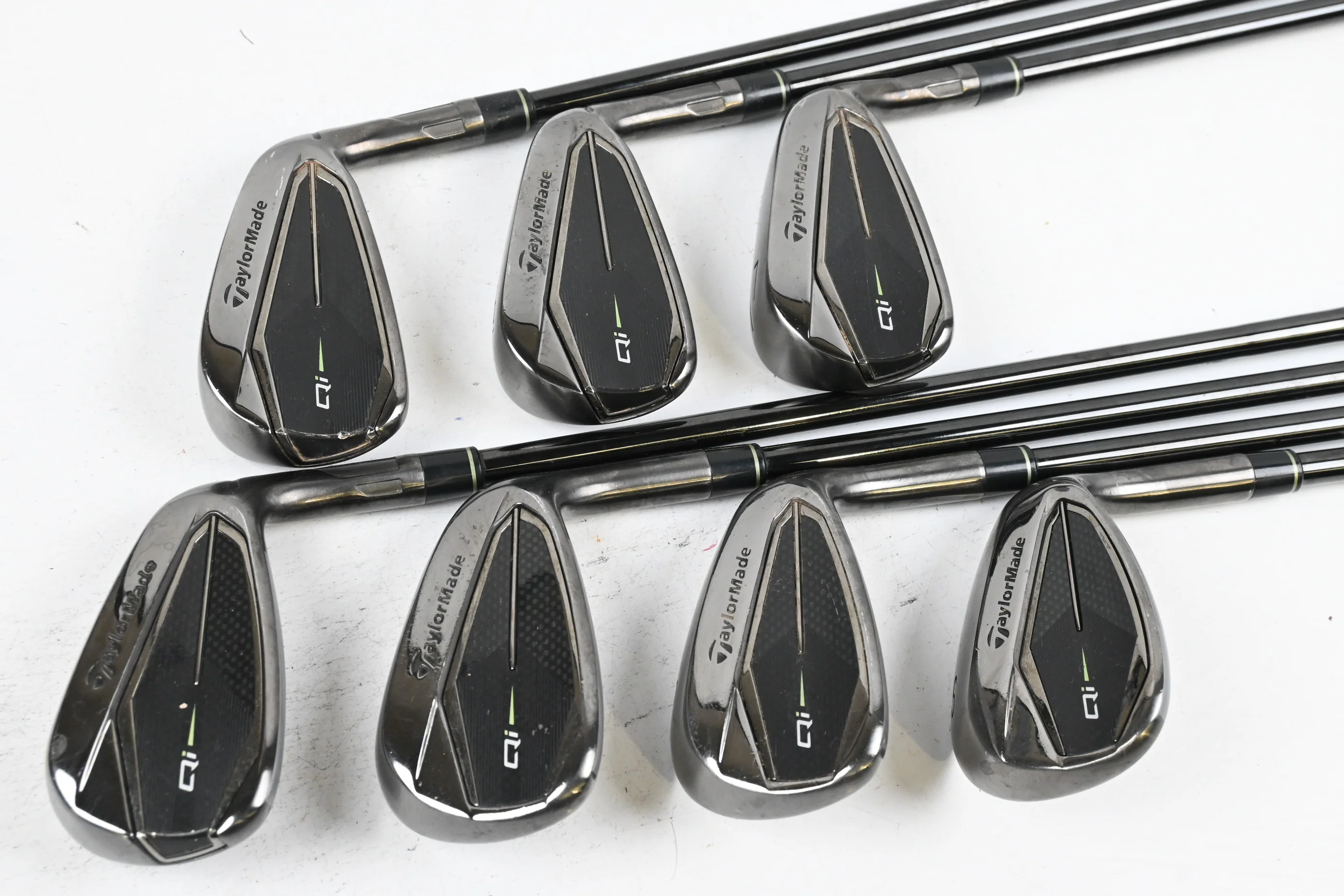 Taylormade Qi Gunmetal Edition Irons / 5-PW+SW / Regular Flex KBS MAX MT 85 - Image 2