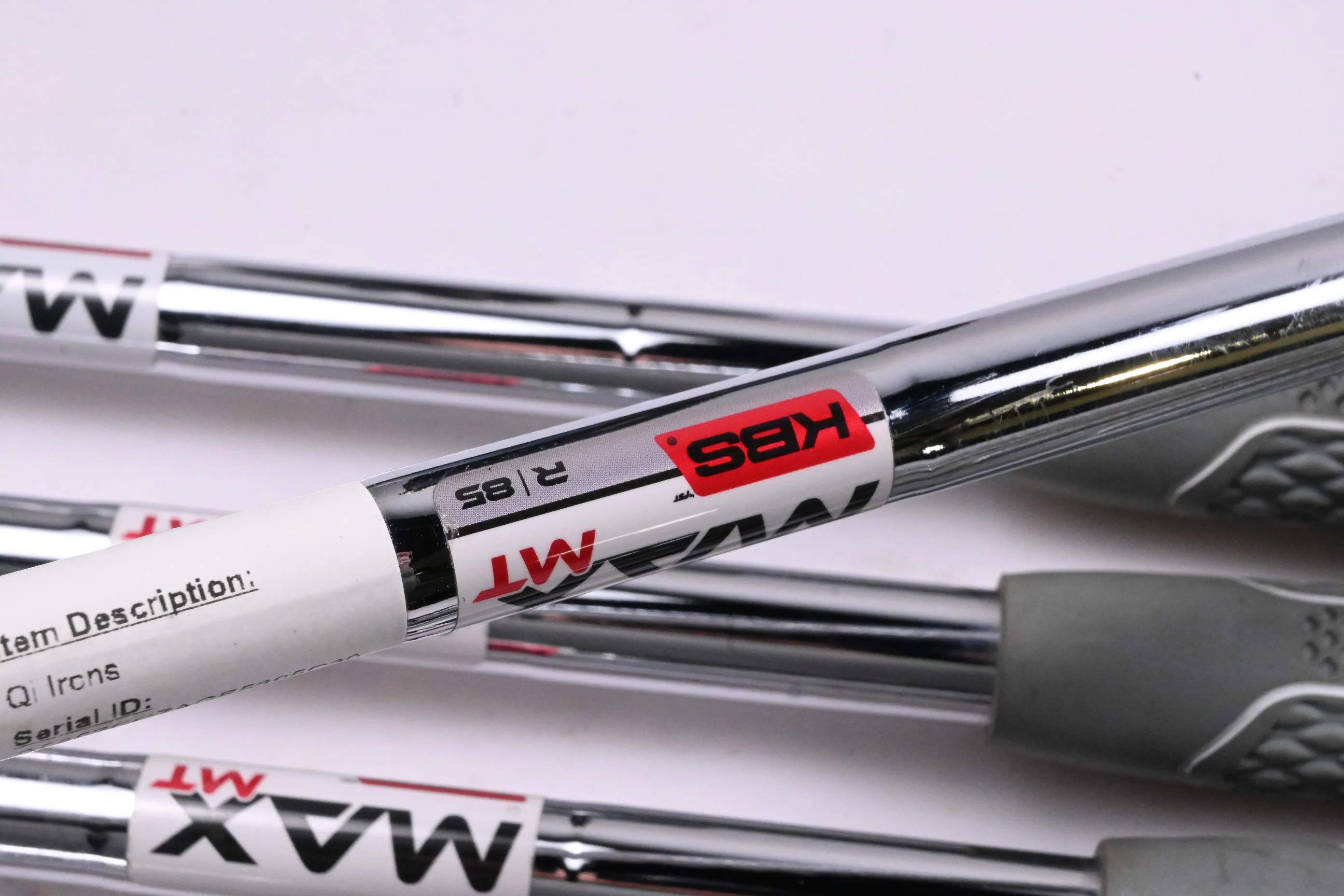 Left Hand Taylormade Qi Irons / 5-PW+GW / Regular Flex KBS MAX MT 85 Shafts - Image 5
