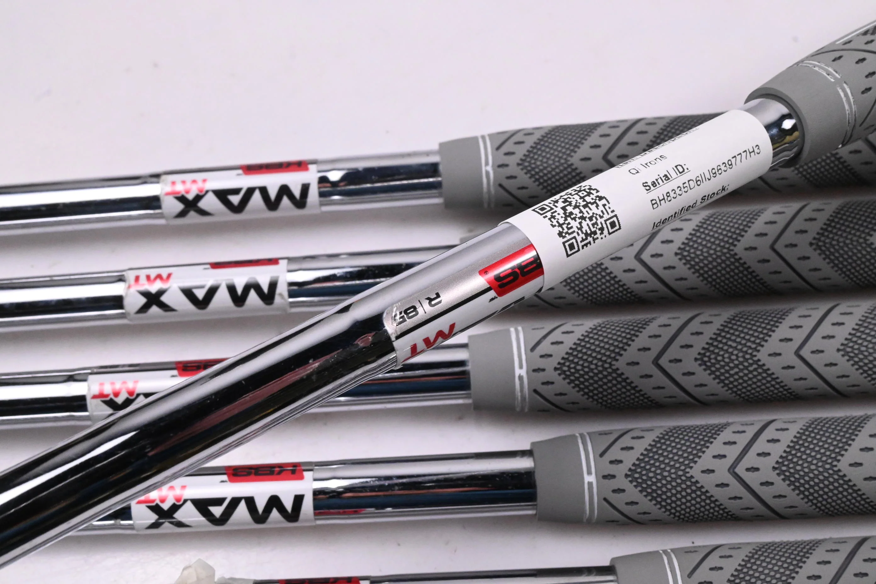 Taylormade Qi Irons / 5-PW+GW+SW / Regular Flex KBS MAX MT 85 Shafts - Image 5