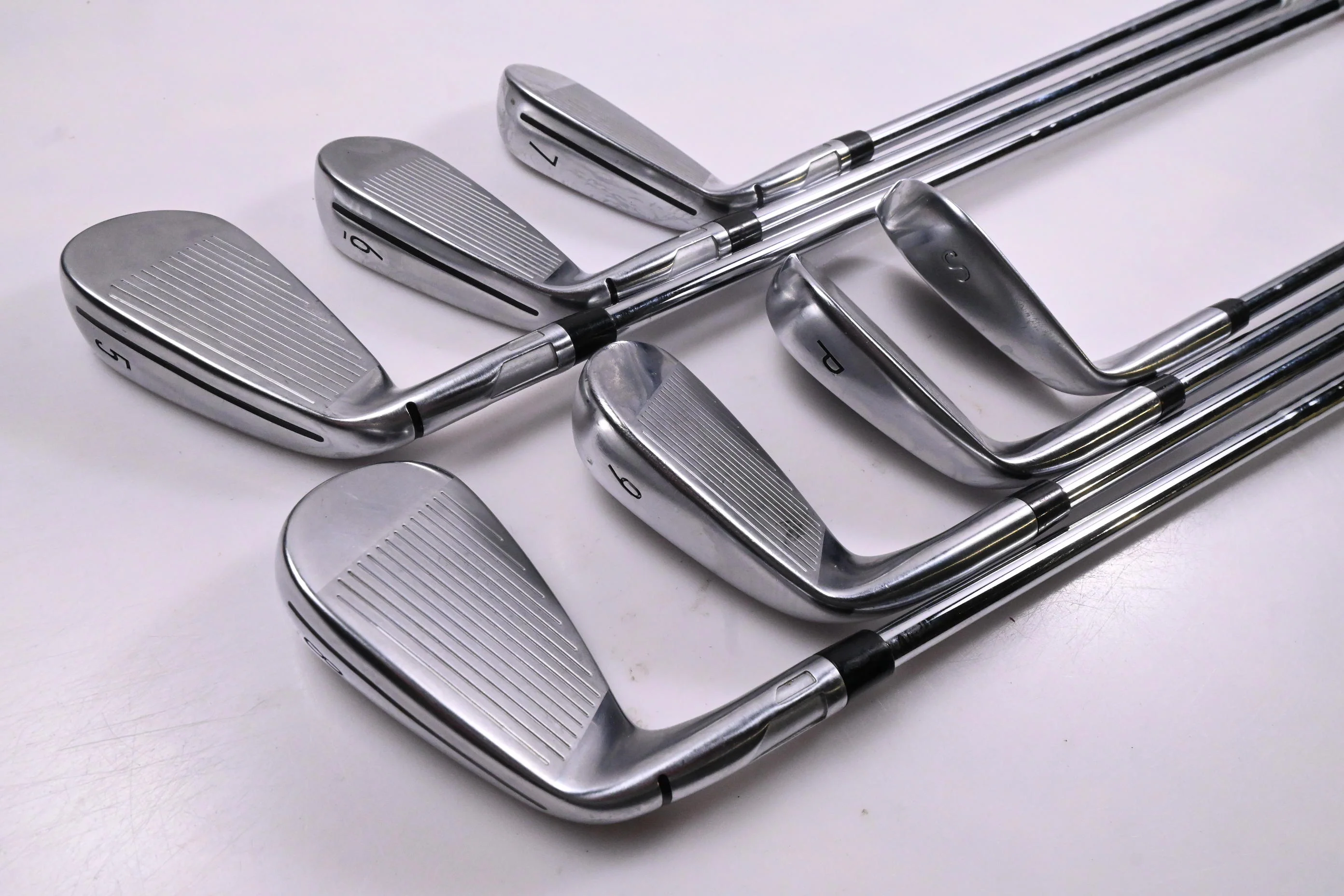 Taylormade Qi Irons / 5-PW+SW / Stiff Flex KBS MAX MT 85 Shafts - Image 4