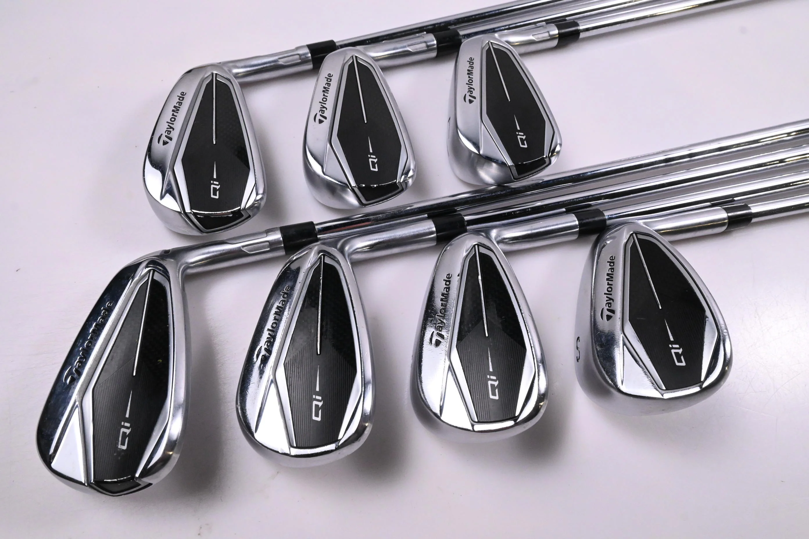 Taylormade Qi Irons / 5-PW+SW / Stiff Flex KBS MAX MT 85 Shafts - Image 2