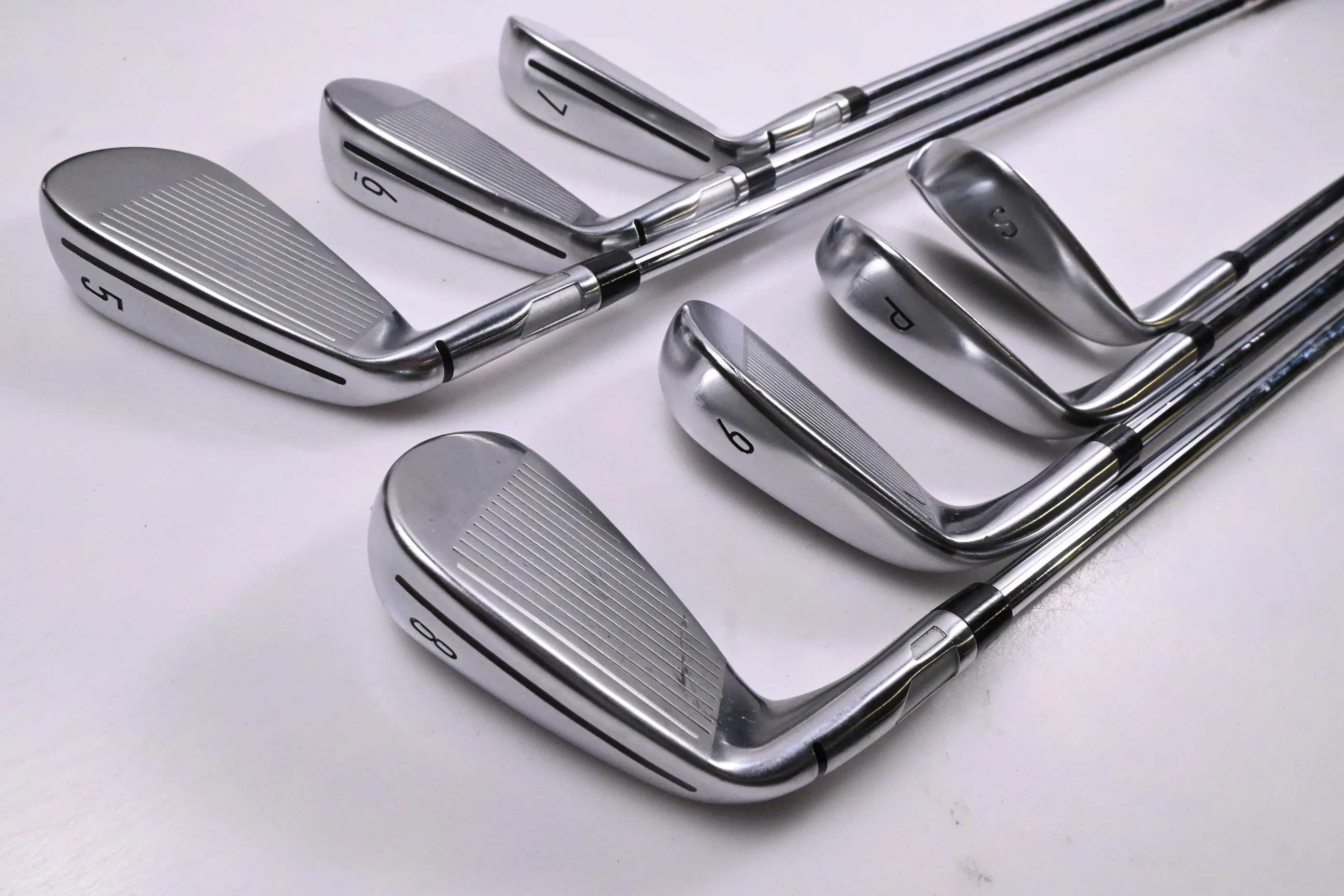 Taylormade Qi Irons / 5-PW+SW / Stiff Flex KBS MAX MT 85 Shafts - Image 4
