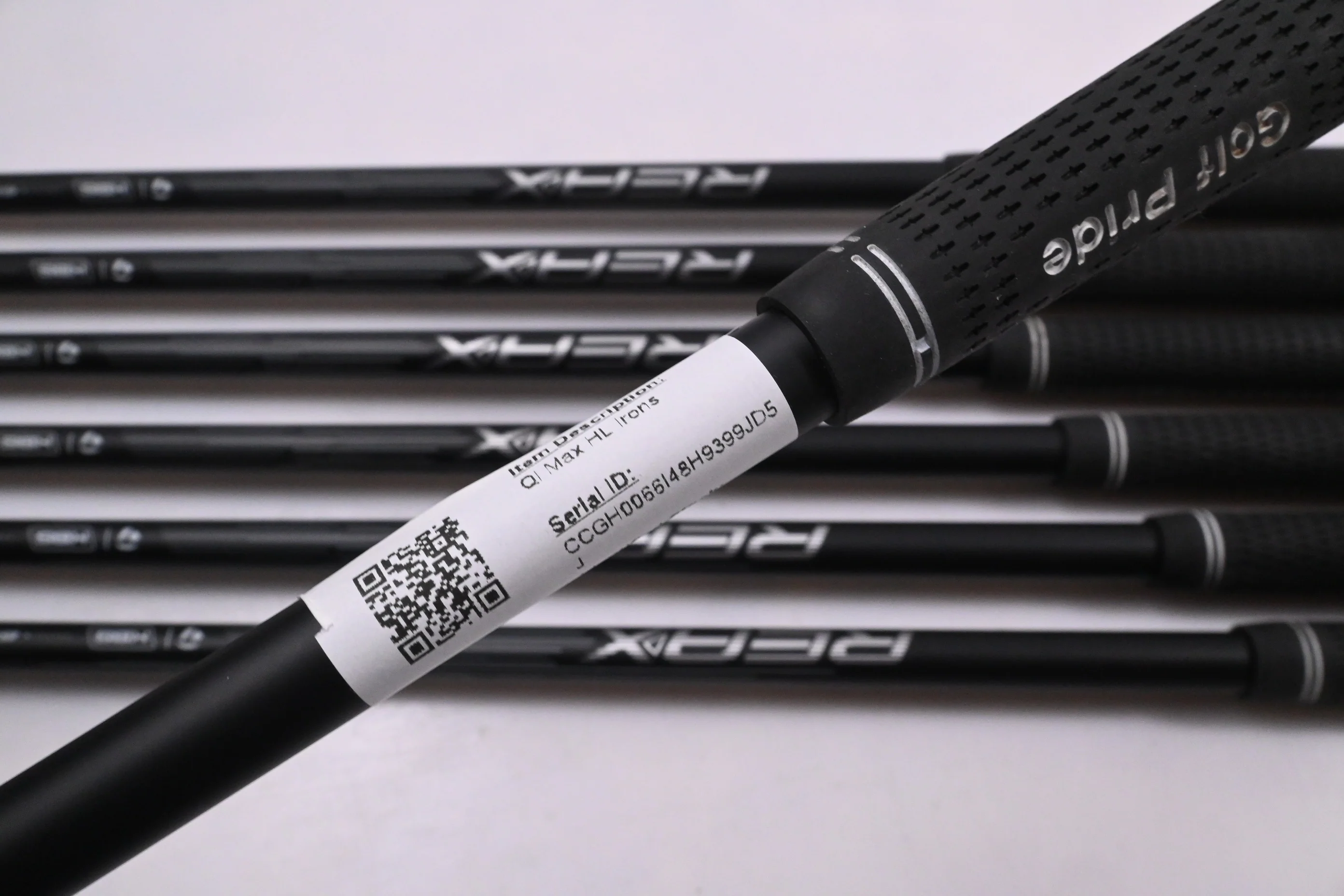 Taylormade Qi Max HL Irons / 6-PW+GW+SW / Regular Flex KBS Reax 65 Shafts - Image 6
