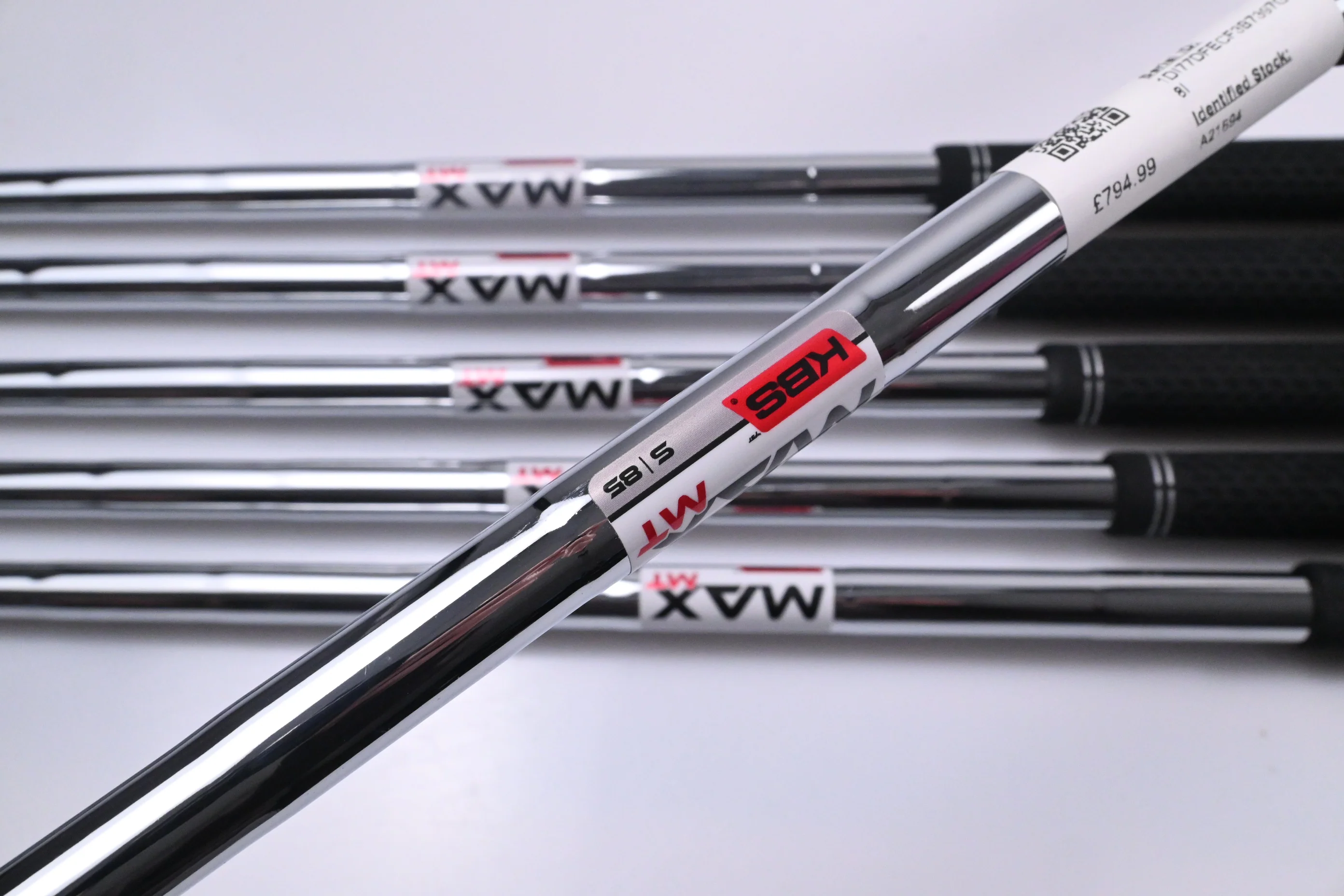 Taylormade Qi Max Irons / 5-PW / Stiff Flex KBS MAX MT 85 Shafts - Image 5