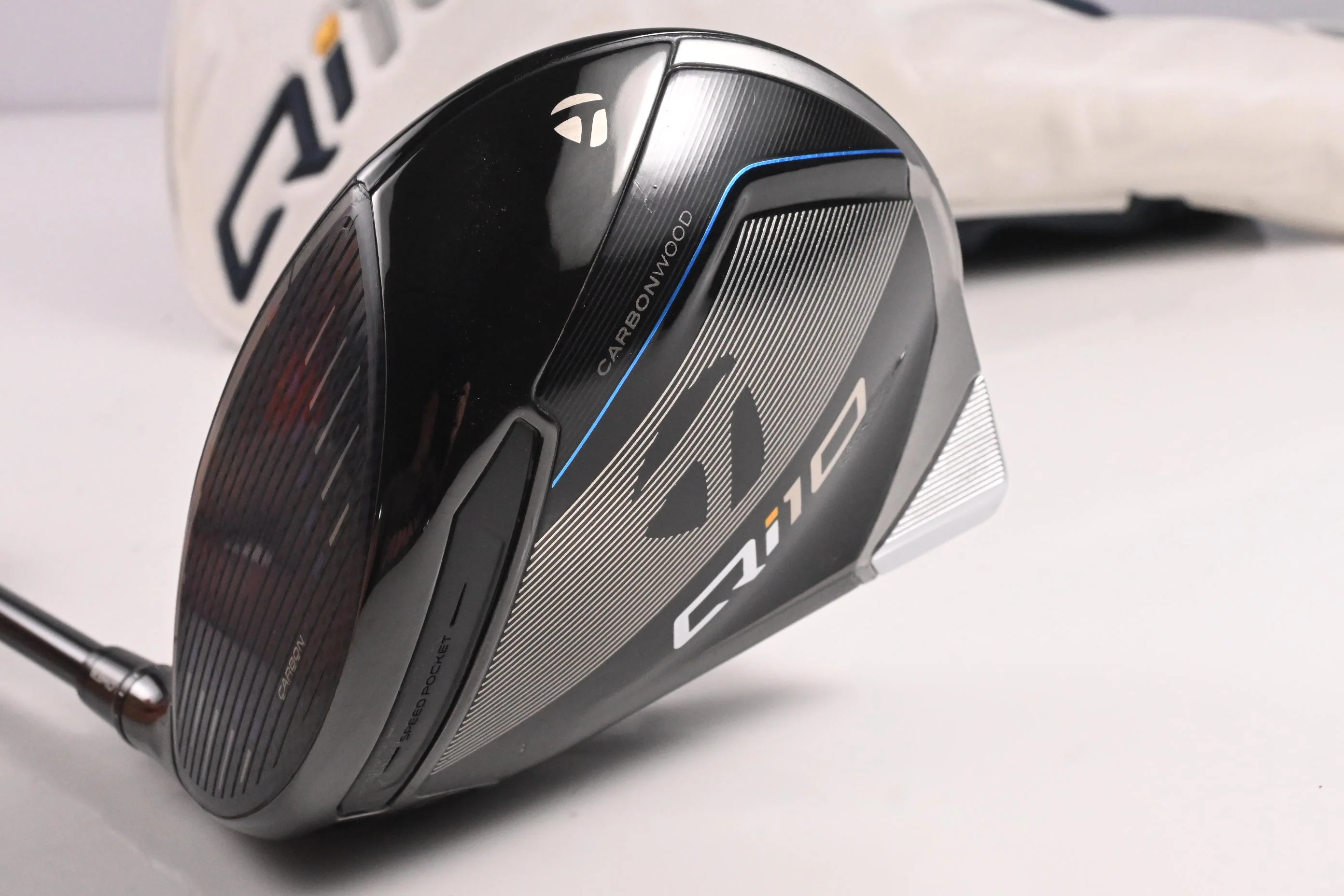 Left Hand Taylormade Qi10 Driver / 9 Degree / Stiff Flex Kai'li Blue 60 Shaft