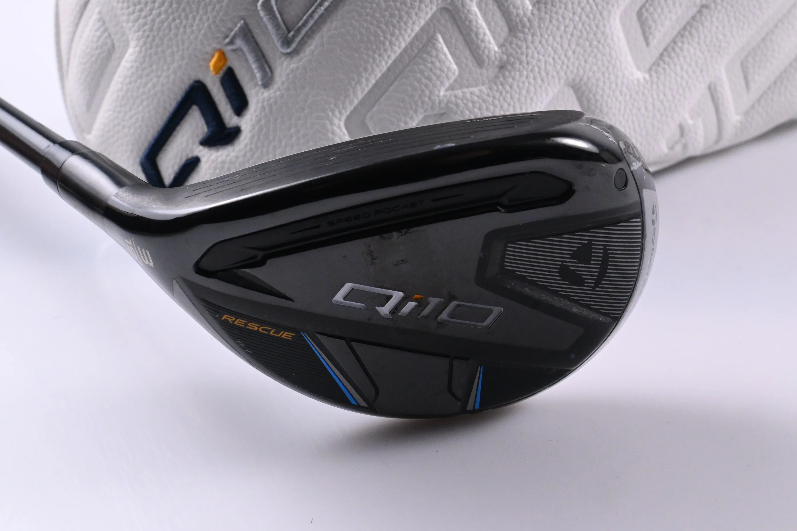 Left Hand Taylormade Qi10 #3 Hybrid / 19 Degree / Stiff Flex Ventus TR Blue 7 - Image 2