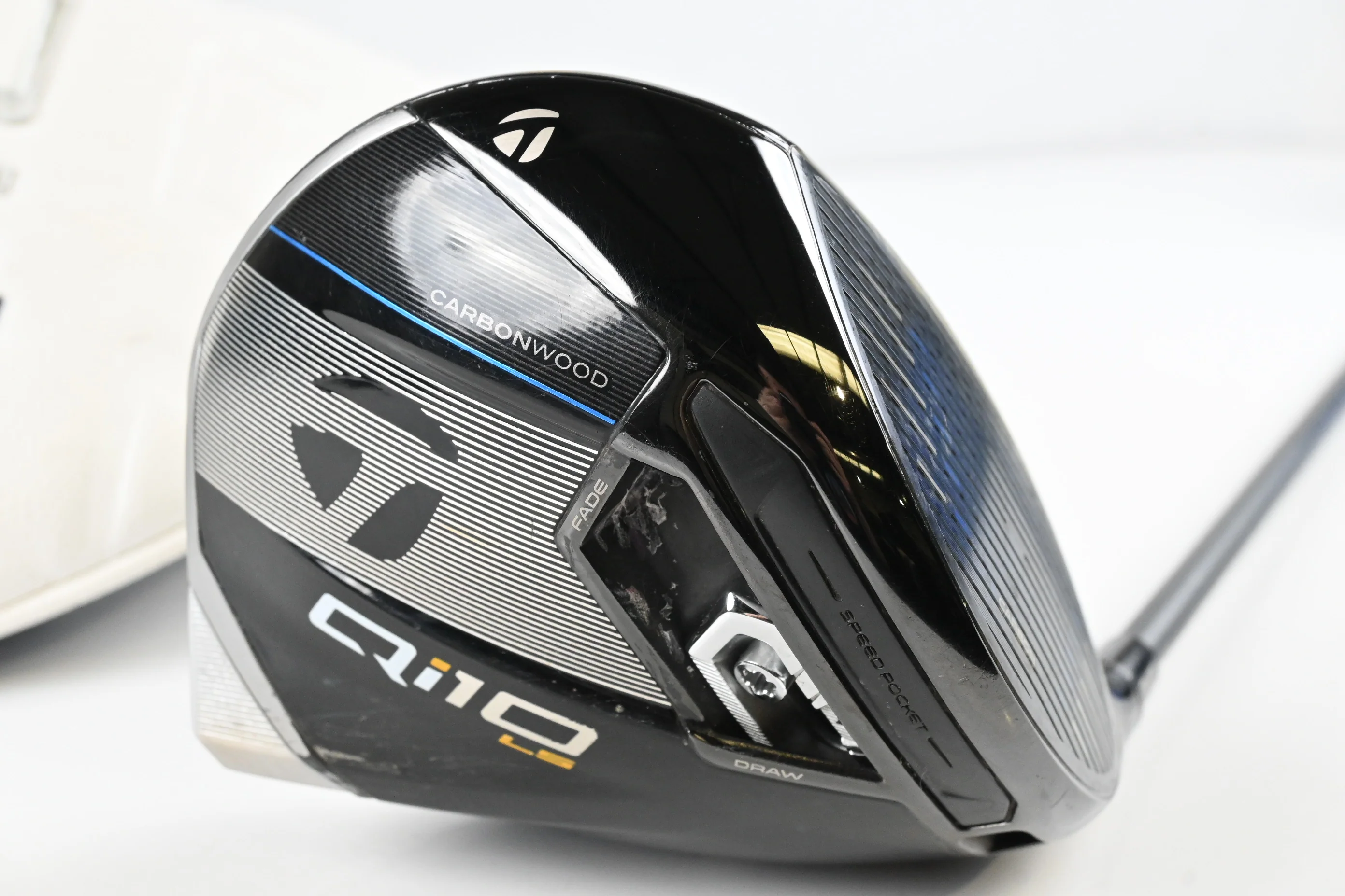Taylormade Qi10 LS Driver / 8 Degree / Stiff Flex HZRDUS Smoke Yellow 70 Shaft