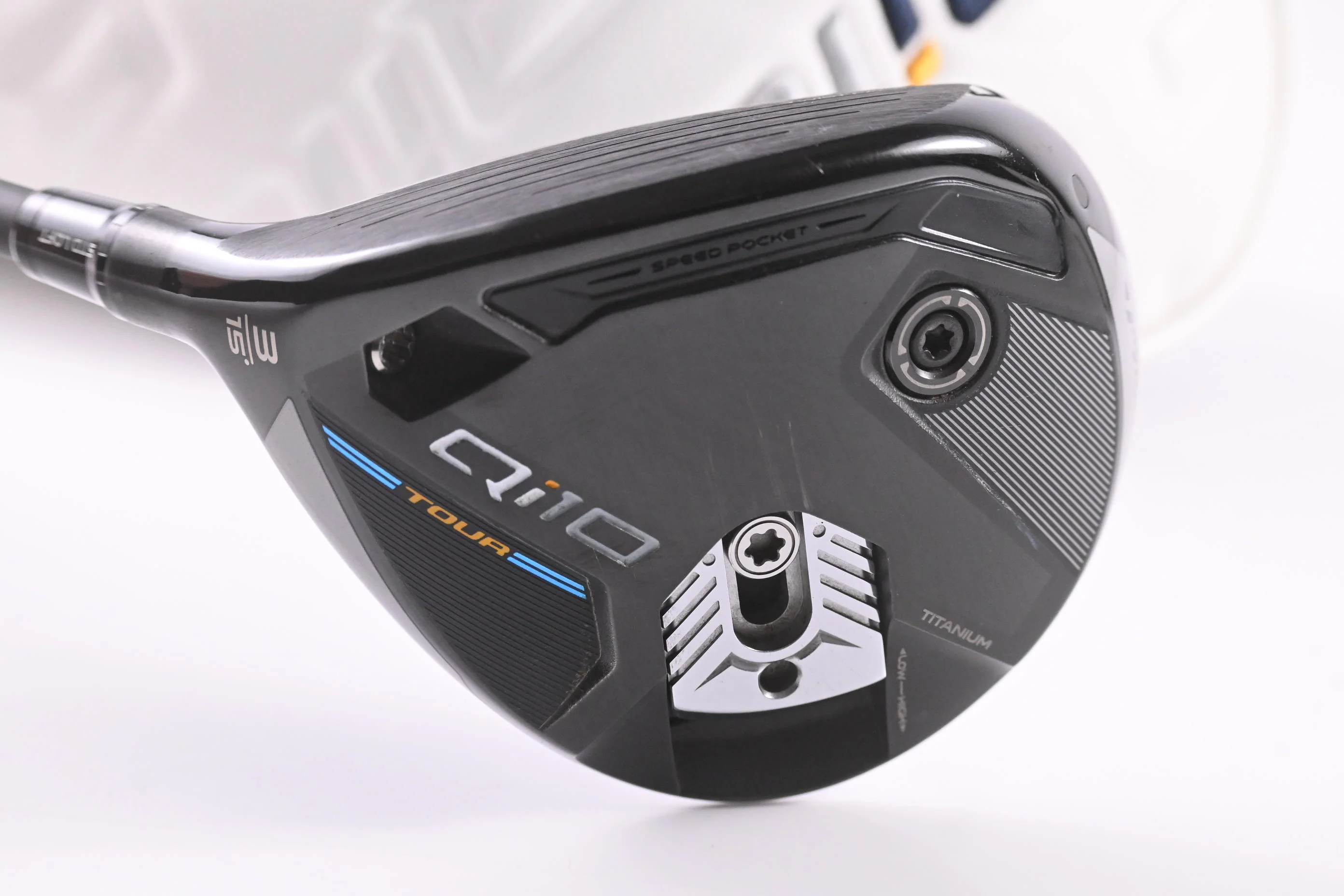 Left Hand Taylormade Qi10 Tour #3 Wood / 15 Degree / Stiff Flex HZRDUS Gen5 70 - Image 2
