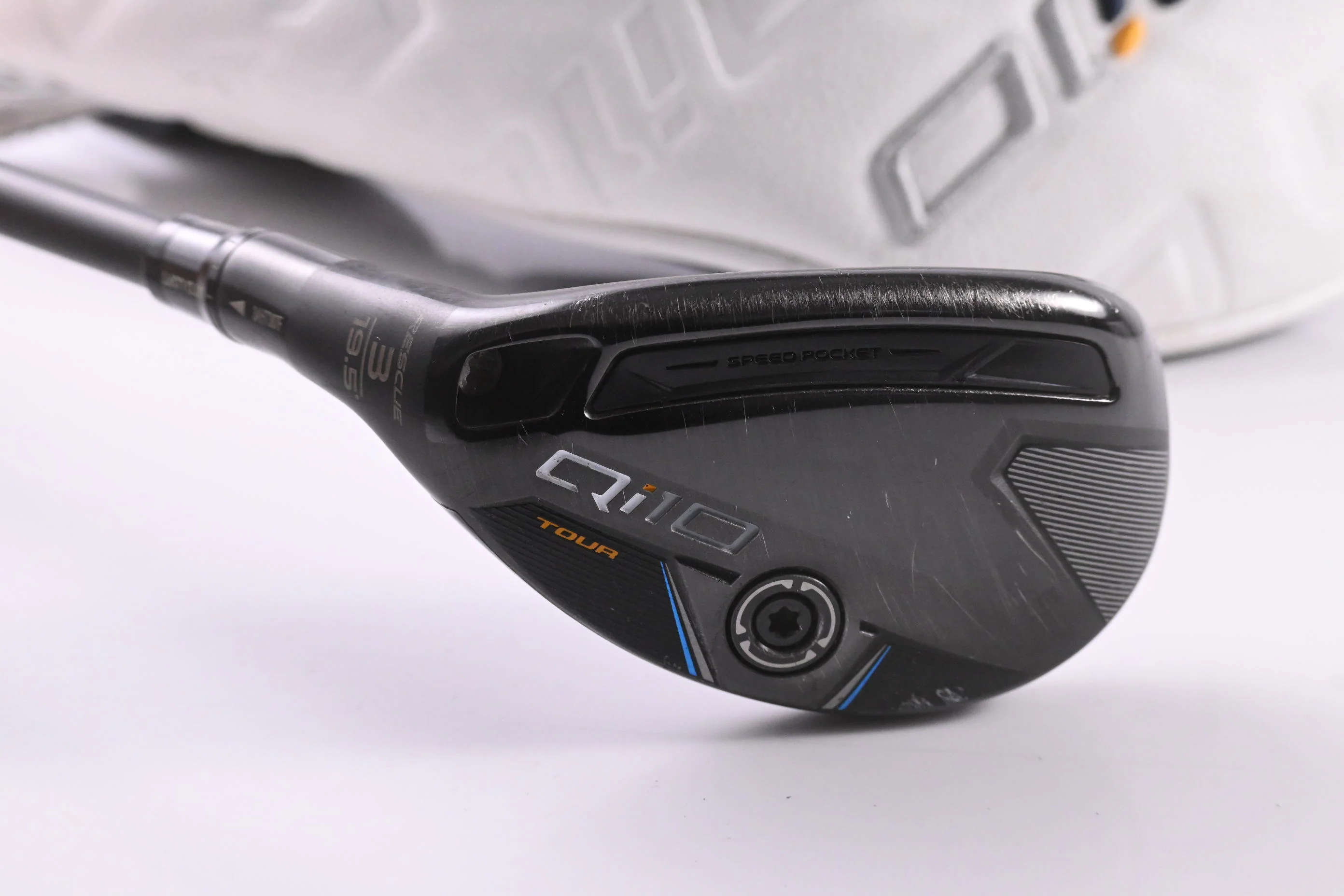 Left Hand Taylormade Qi10 Tour #3 Hybrid / 19.5 Degree / Regular Flex Tensei 65 - Image 2