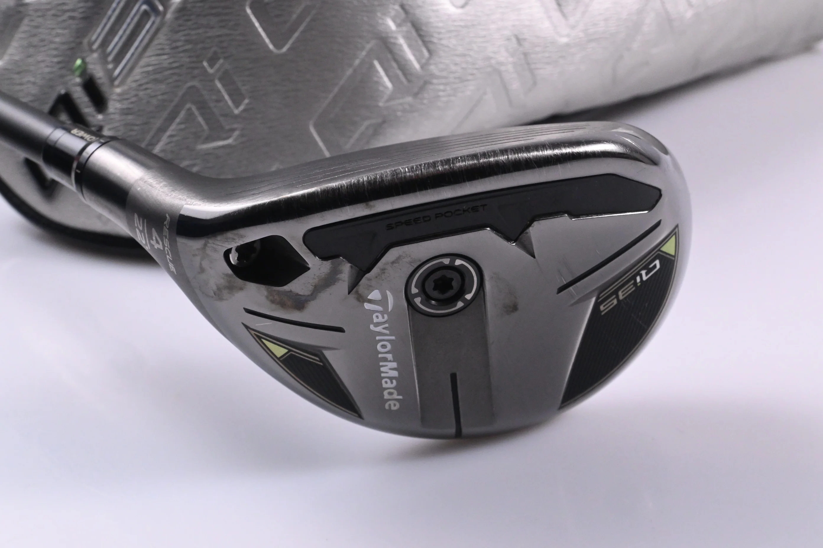 Left Hand Taylormade Qi35 #4 Hybrid / 22 Degree / Regular Flex Ventus Blue 6 - Image 2