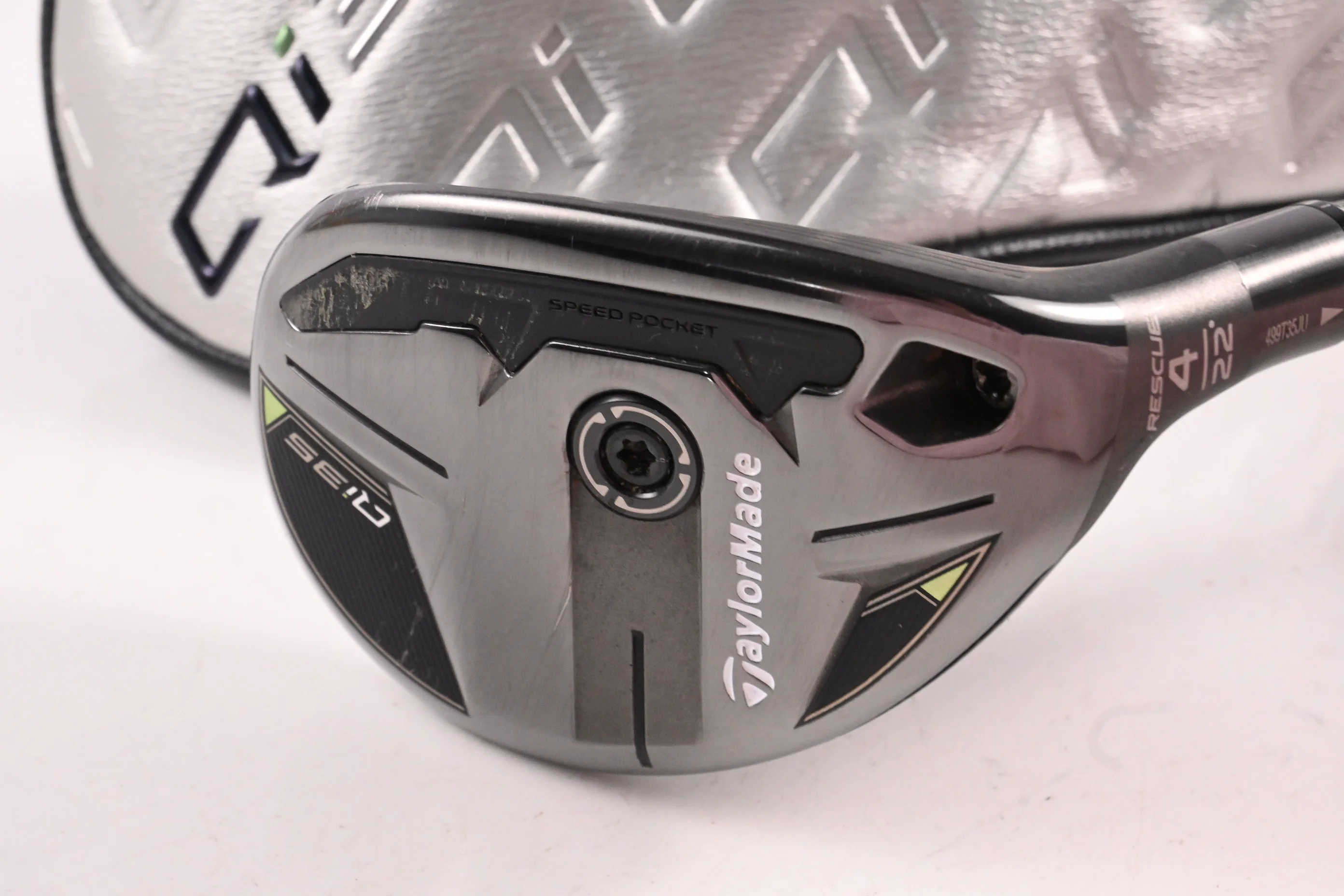Taylormade Qi35 #4 Hybrid / 22 Degree / Regular Flex Ventus Blue 6 Shaft - Image 2