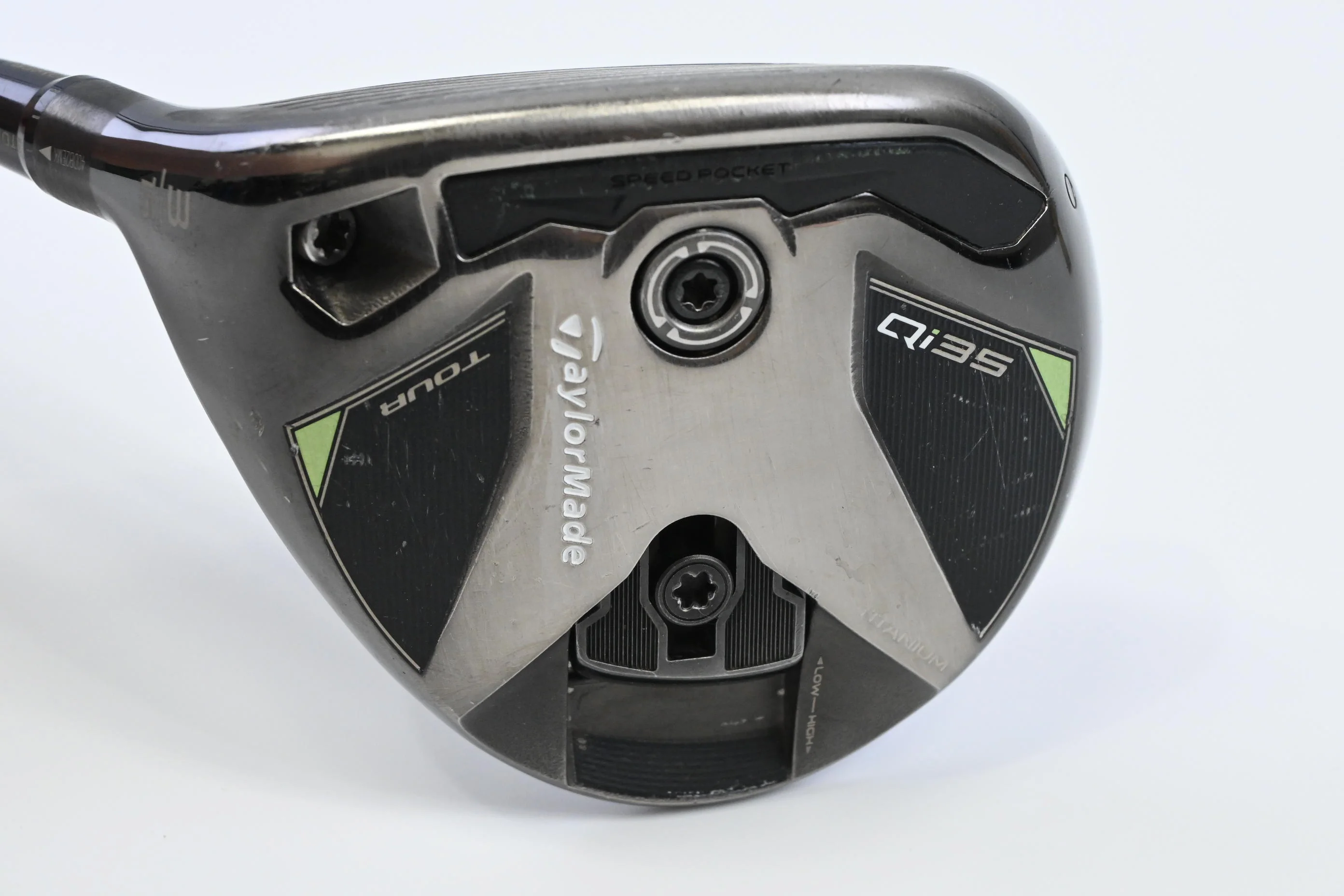 Left Hand Taylormade Qi35 Tour #3 Wood / 15 Degree / Stiff Flex Kai'li Blue 75 - Image 2
