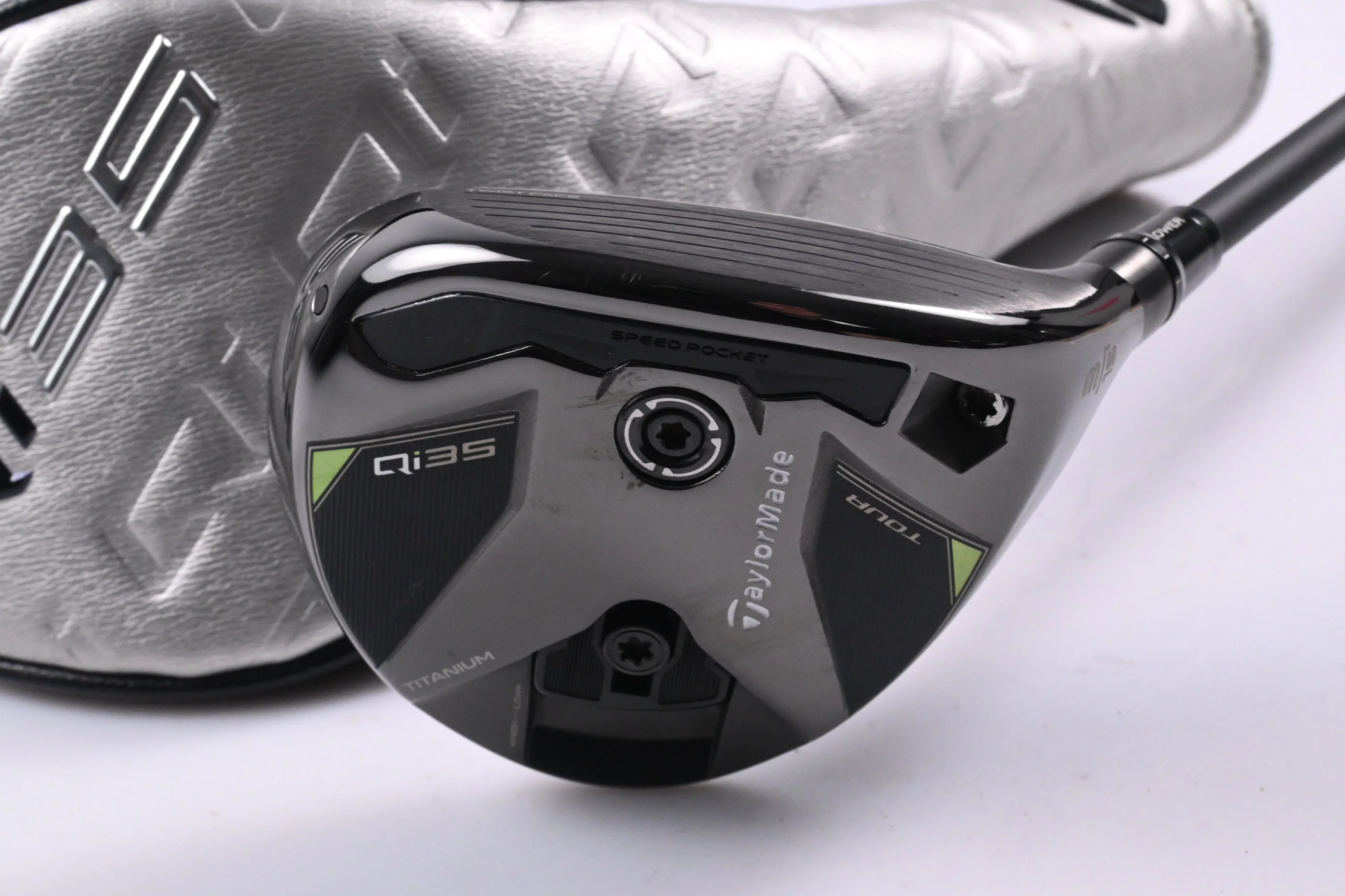 Taylormade Qi35 Tour #3 Wood / 15 Degree / Stiff Flex Kai`li Dark Waves Blue 75 Shaft - Image 2
