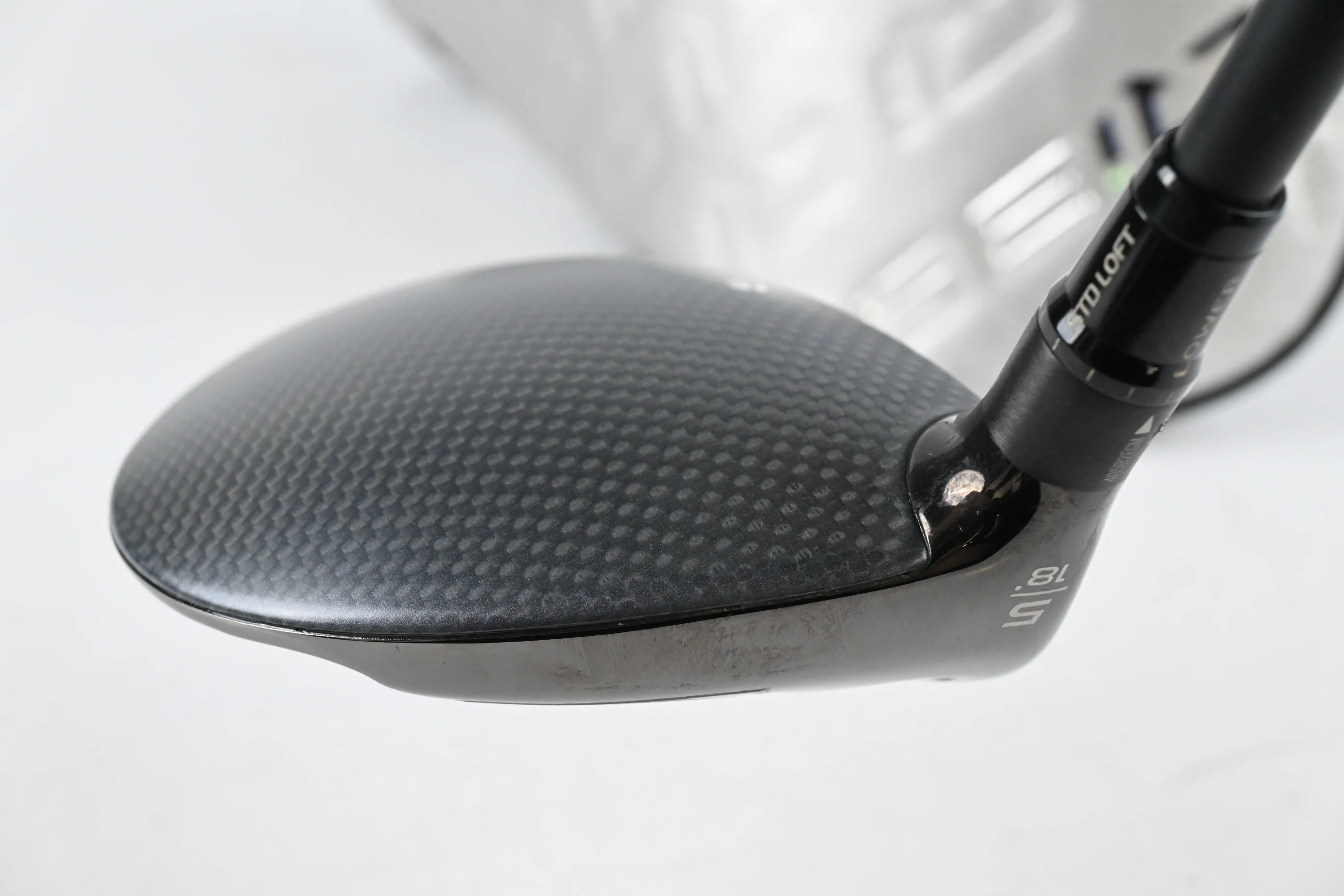 Left Hand Taylormade Qi35 Tour #5 Wood / 18 Degree / Stiff Flex Dark Waves - Image 5