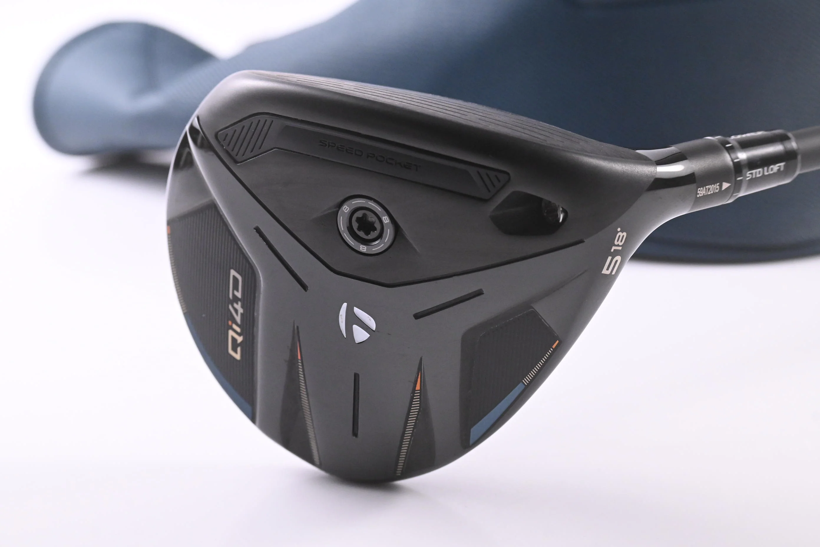 Taylormade Qi4D #5 Wood / 18 Degree / Regular Flex Tensei AV Blue 65 Shaft - Image 2