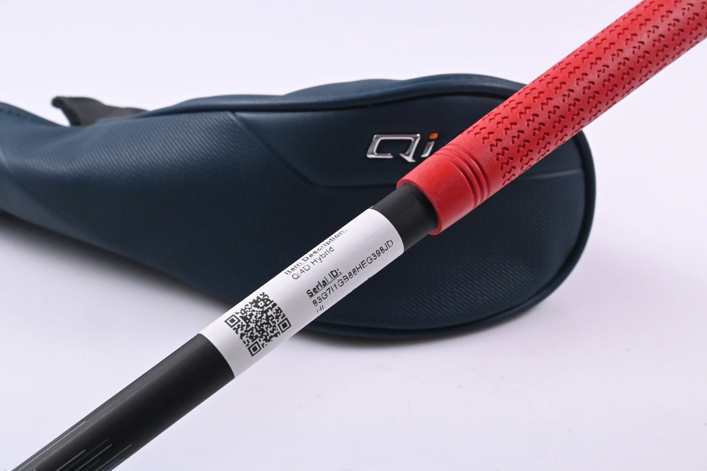Left Hand Taylormade Qi4D #4 Hybrid / 22 Degree / Stiff Flex KBS Reax 75 Shaft - Image 7