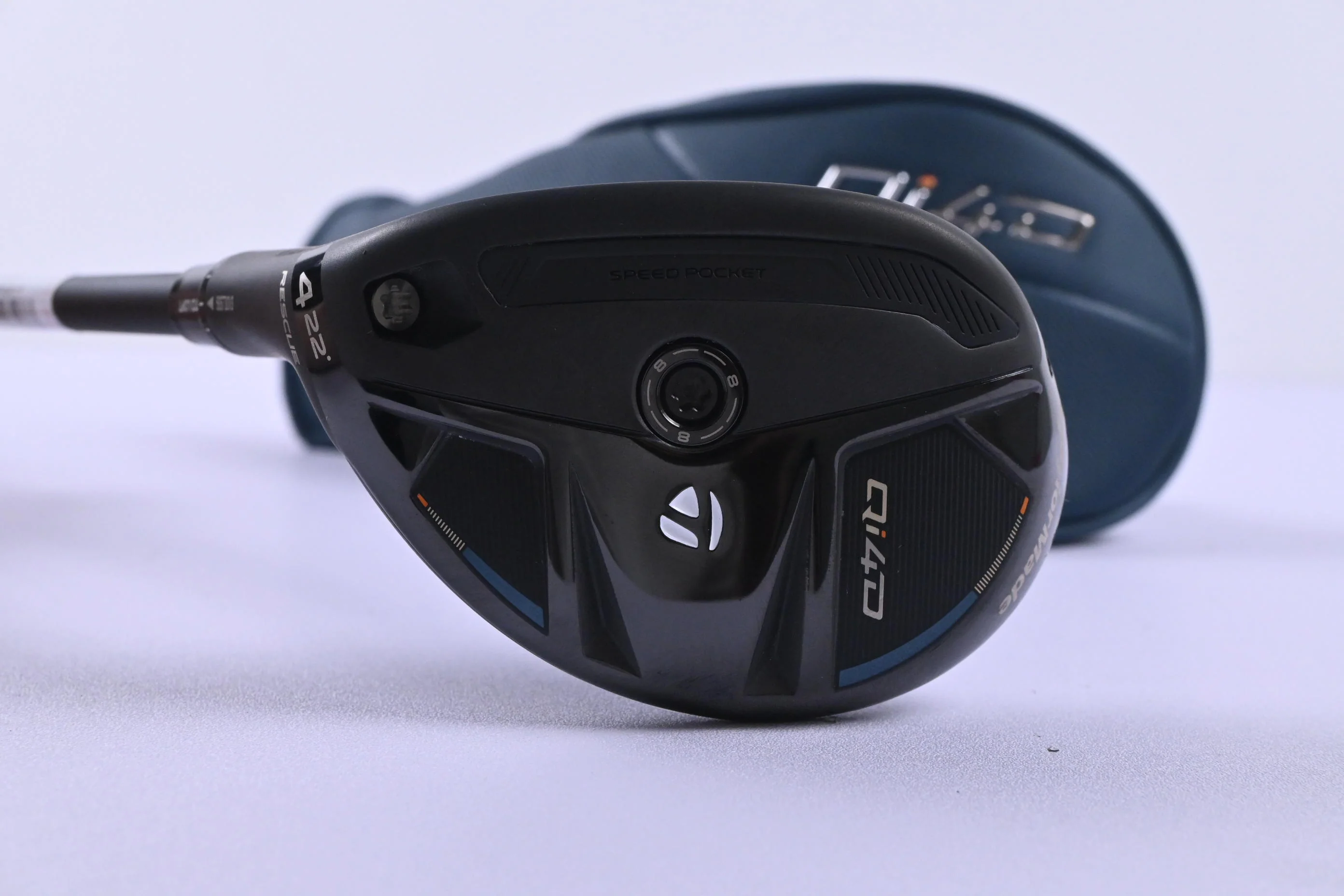 Left Hand Taylormade Qi4D #4 Hybrid / 22 Degree / Regular Flex KBS ReAx 65 Shaft - Image 2