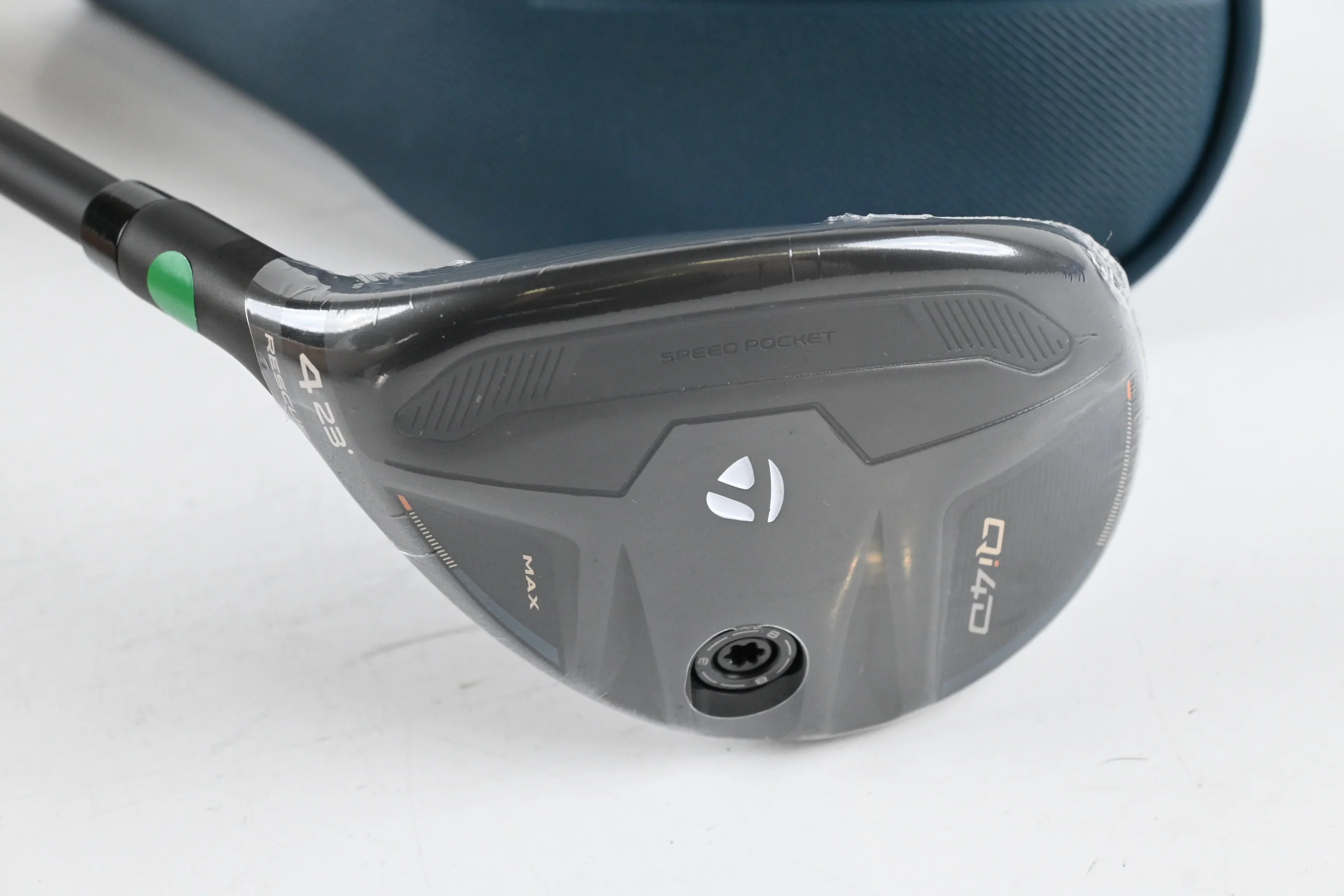 Left Hand Taylormade Qi4D Max #4 Hybrid / 22 Degree / Regular Flex REAX By KBS - Image 2