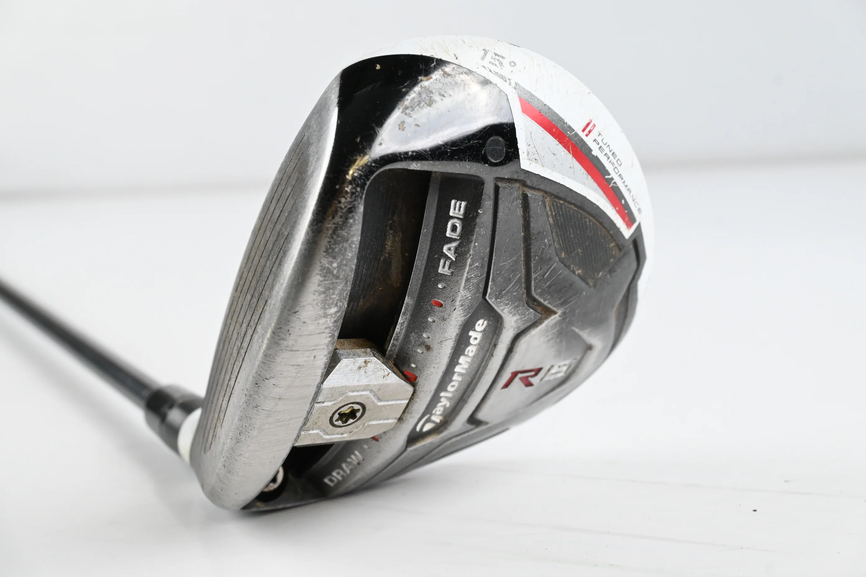 Left Hand Taylormade R15 #3 Wood / 15 Degree / Stiff Flex Speeder 757 Evolution