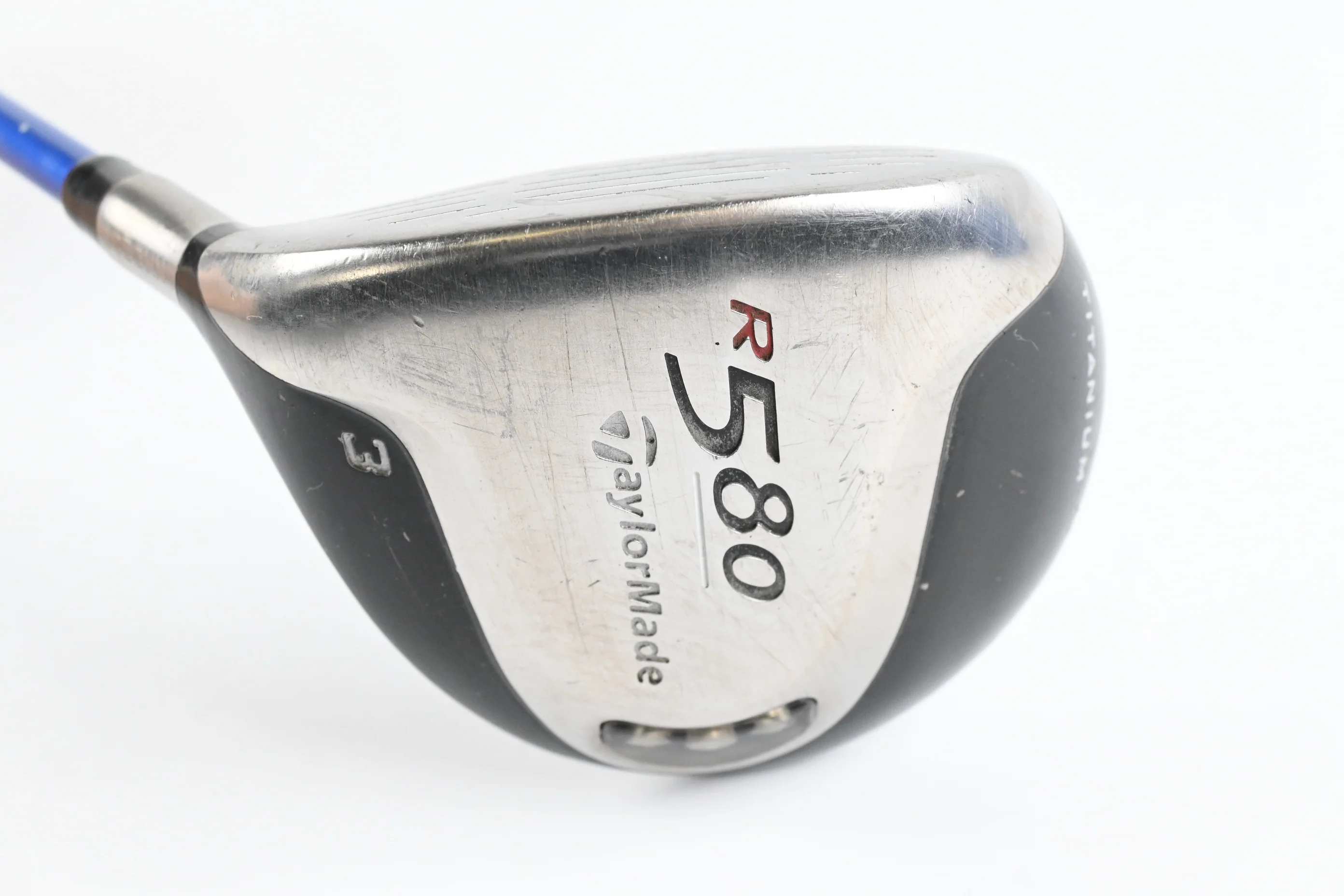 Left Hand Taylormade R580 #3 Wood / 15 Degree / Regular Flex Grafalloy Blue - Image 2