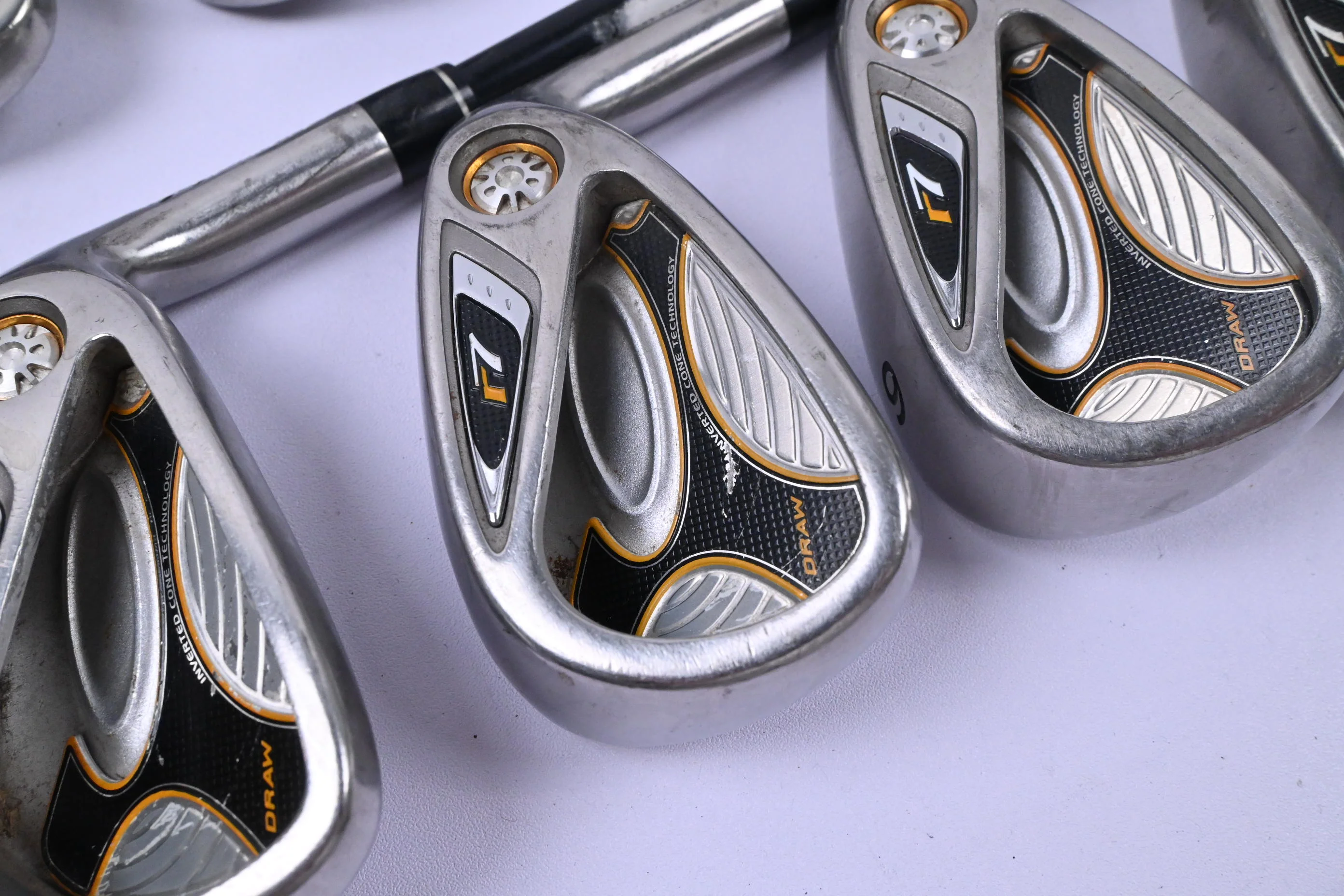 Taylormade R7 Draw Irons / 3-PW / Regular Flex Taylormade REAX 55 Shafts