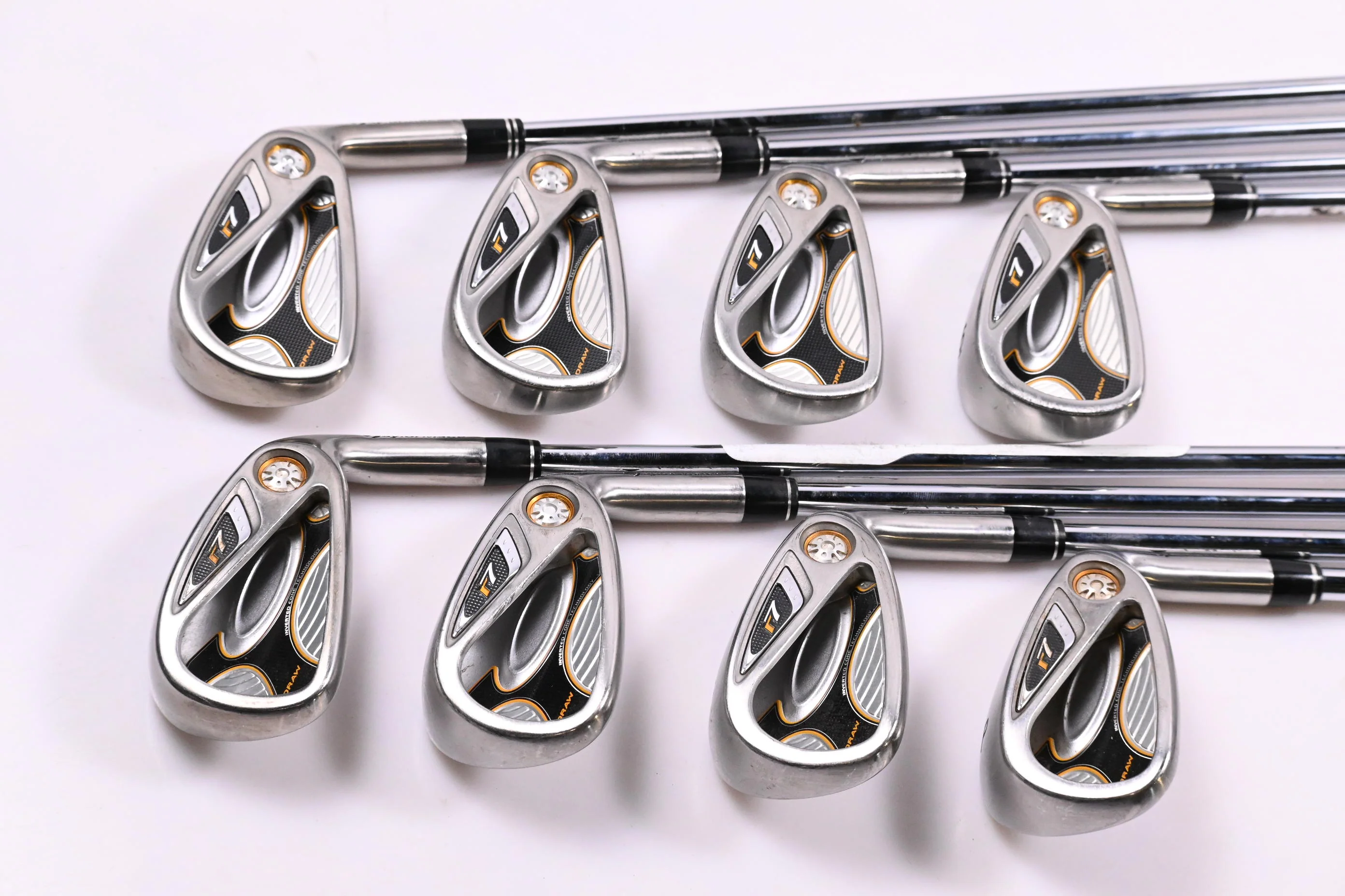 Taylormade R7 Draw Irons / 3-PW / Regular Flex Taylormade T-Step 90 Shafts - Image 2