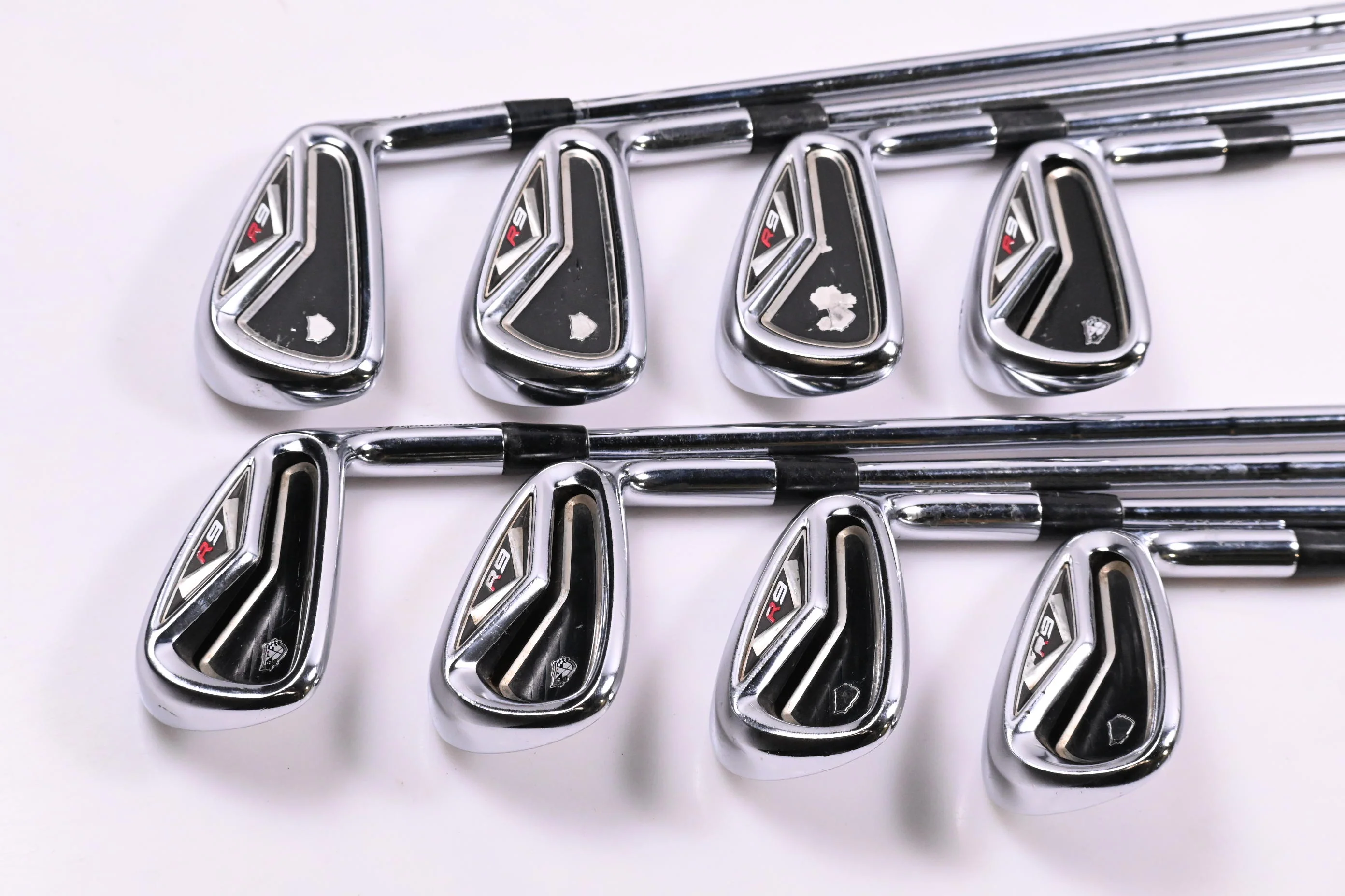 Taylormade R9 TP Irons / 3-PW / Stiff Flex Steel Shafts - Image 2