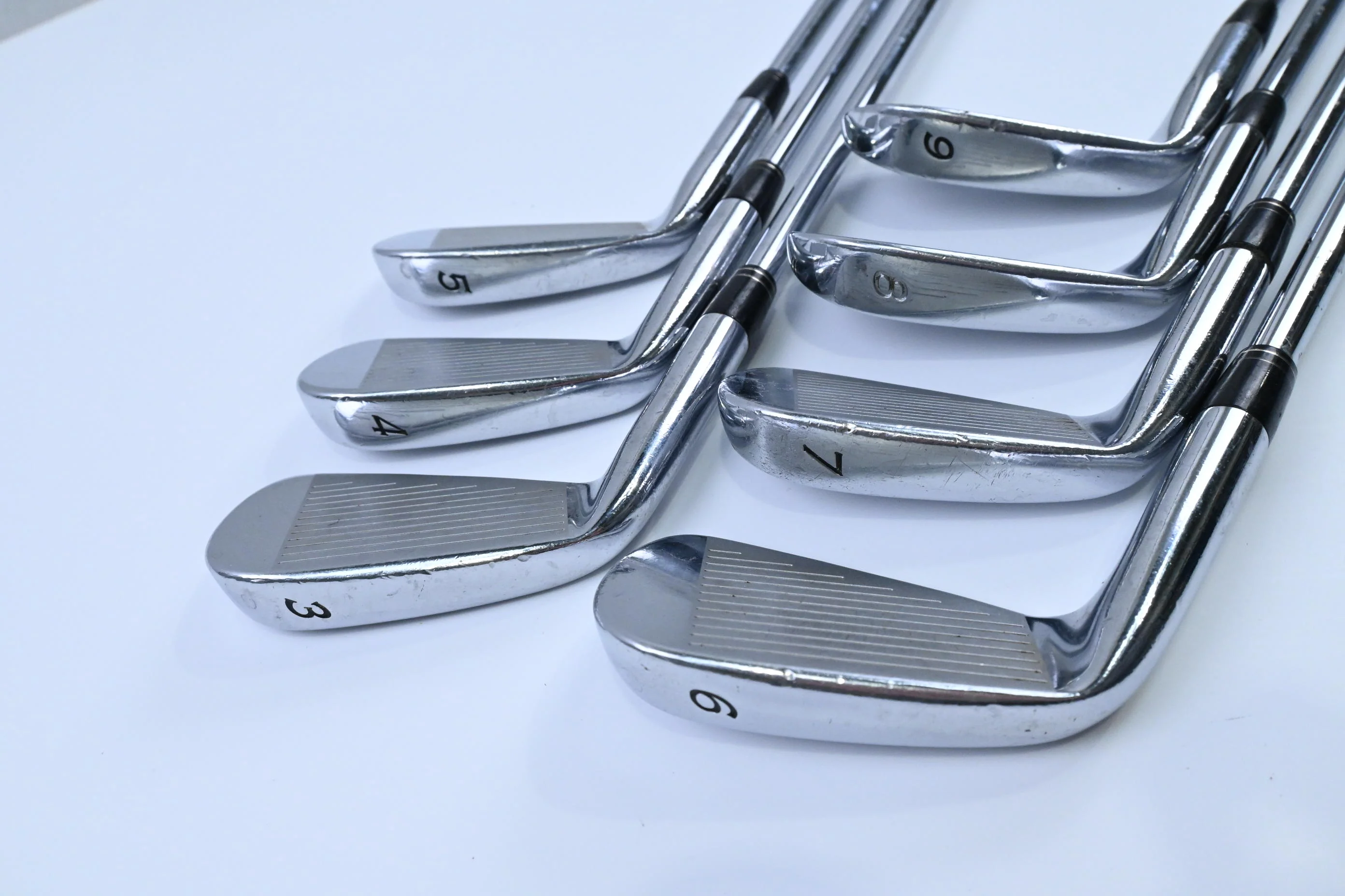 Taylormade RAC CB Coin Forged Irons / 3-9 / Stiff Flex Dynamic Gold S300 Shafts - Image 4