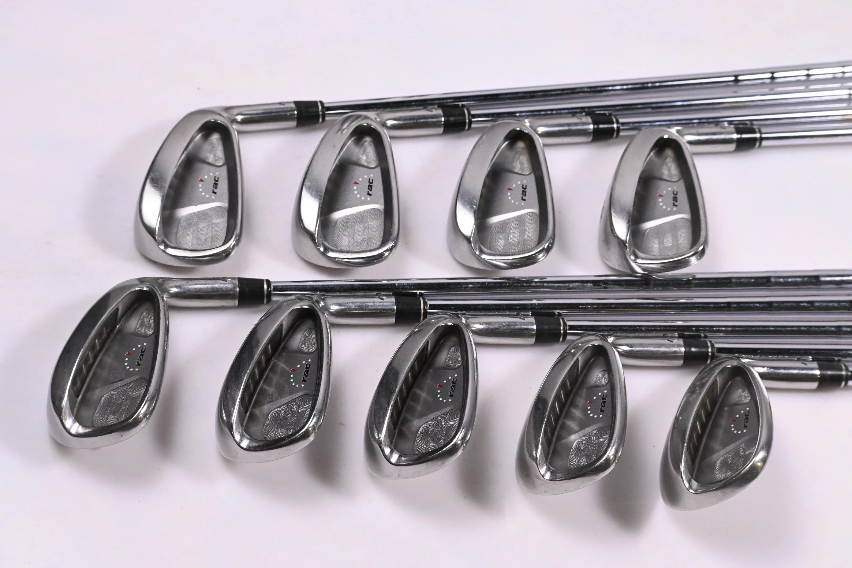 Taylormade RAC HT Irons / 3-PW+GW+SW / Stiff Flex N.S.Pro 850GH / No #7 Iron - Image 2