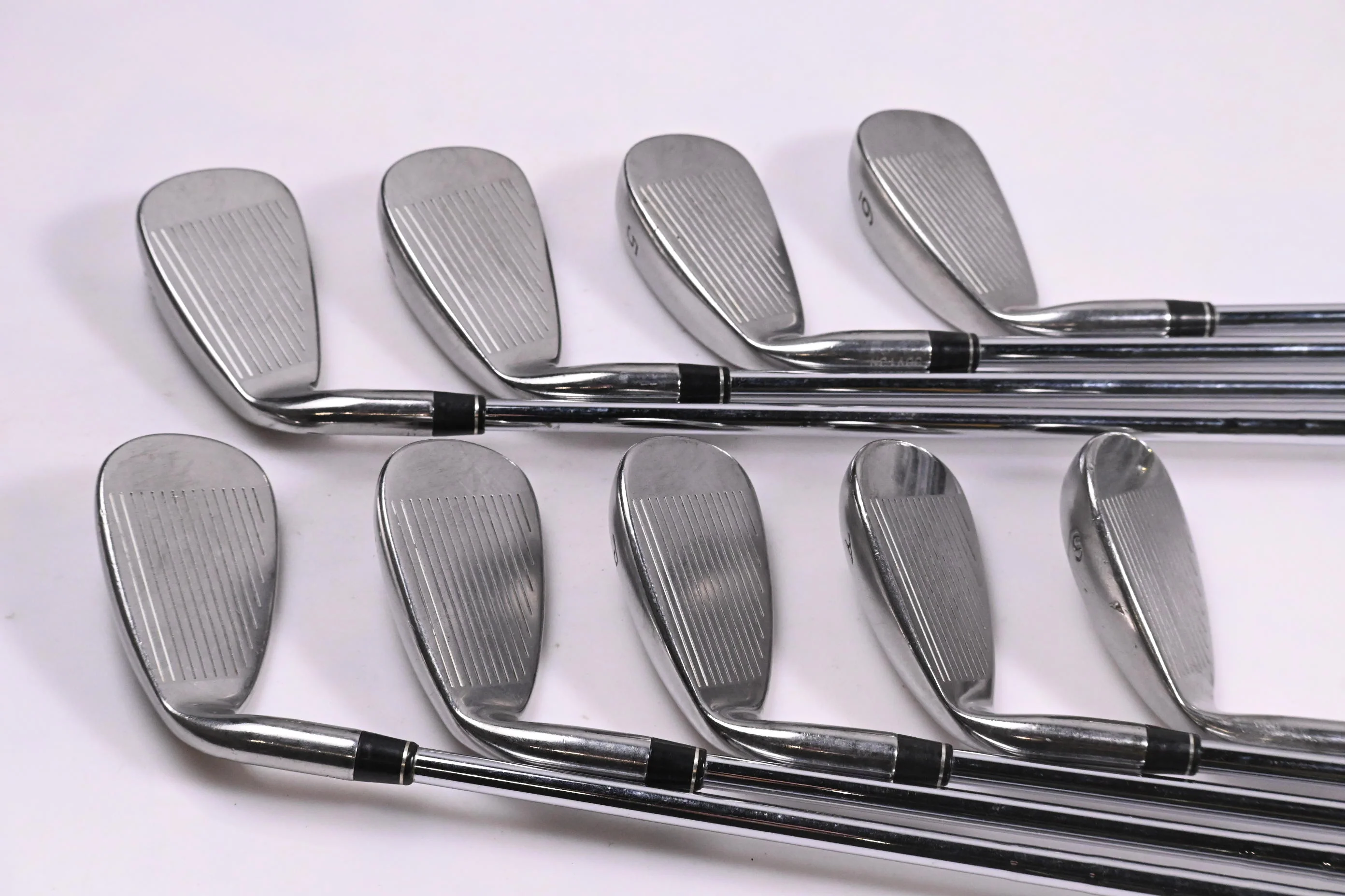 Taylormade RAC HT Irons / 3-PW+GW+SW / Stiff Flex N.S.Pro 850GH / No #7 Iron - Image 3