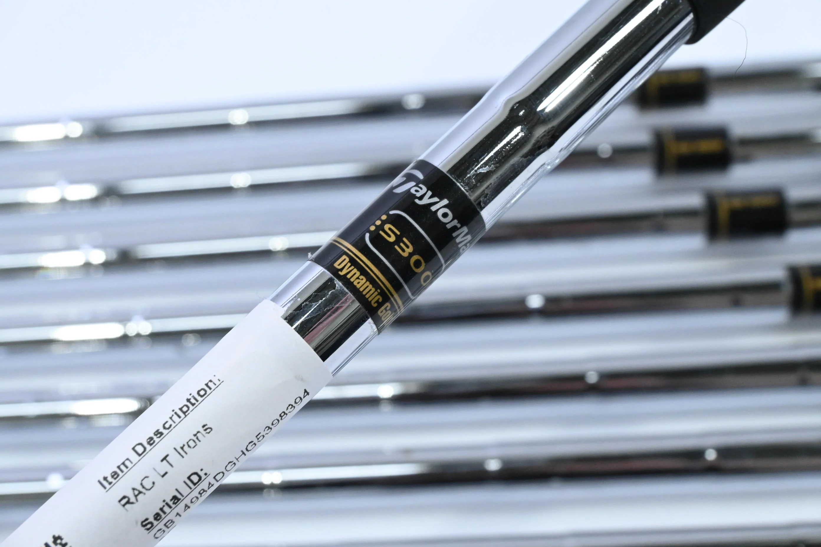 Taylormade RAC LT Irons / 3-PW+SW / Stiff Flex Dynamic Gold S300 Shafts - Image 5