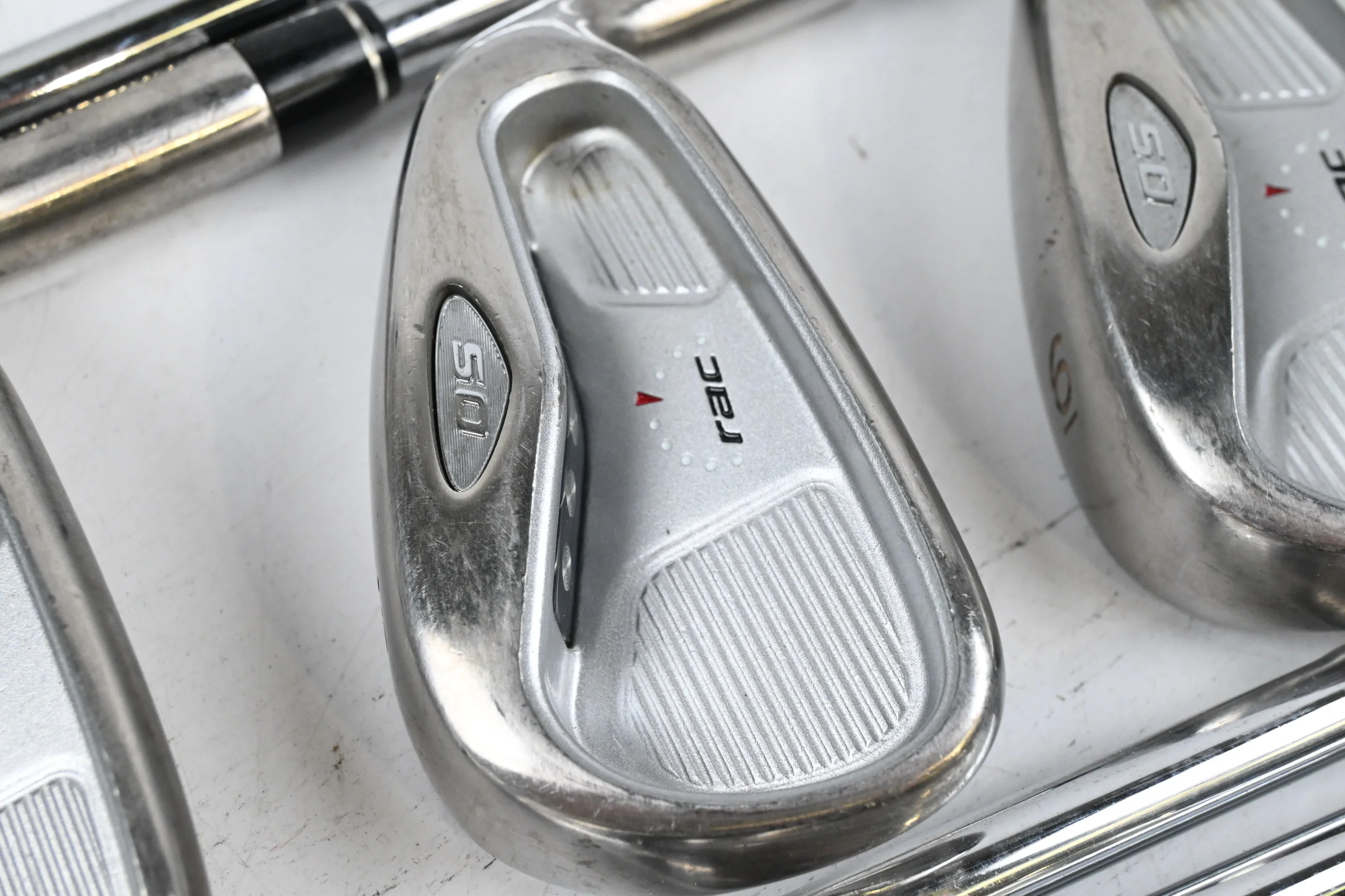 Taylormade RAC OS Irons / 3-PW / Stiff Flex Taylormade Light Metal Shafts