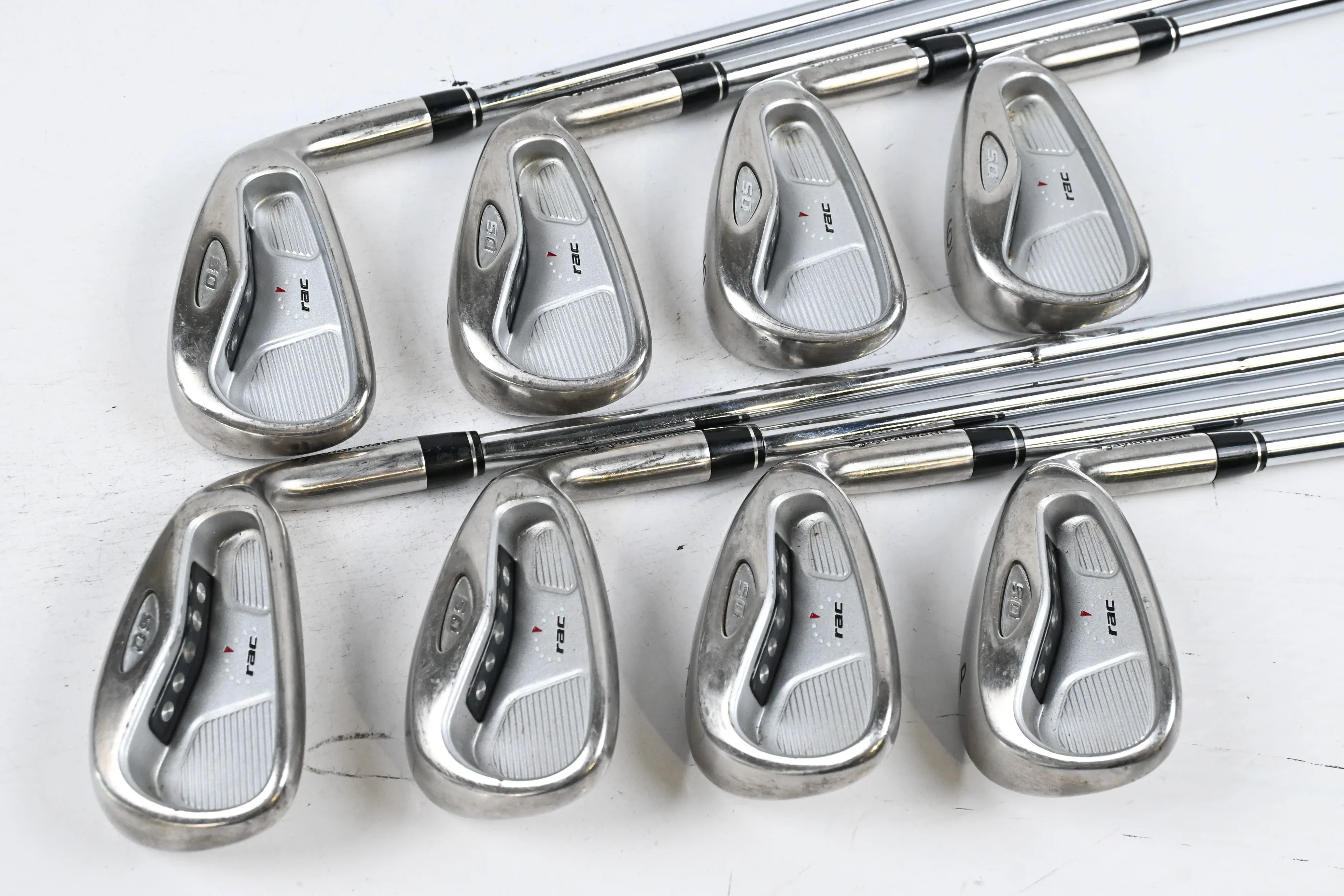 Taylormade RAC OS Irons / 3-PW / Stiff Flex Taylormade Light Metal Shafts - Image 2