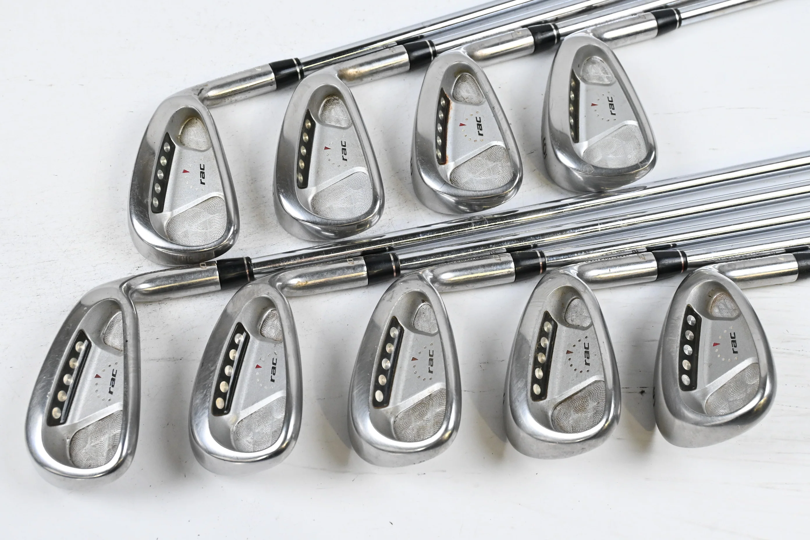 Taylormade RAC OS Irons / 3-PW+SW / Regular Flex Precision Light Metal Shafts - Image 2