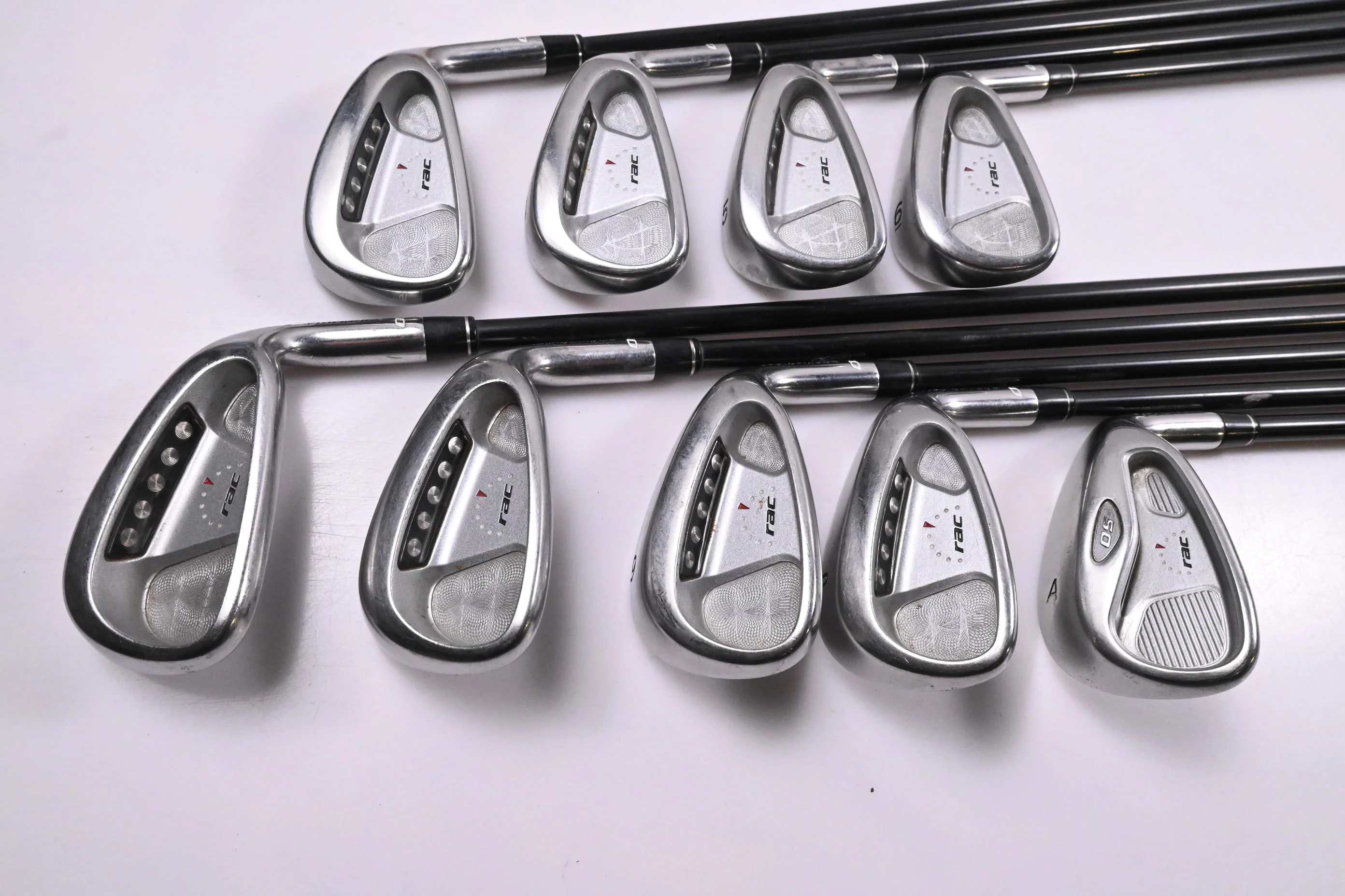Taylormade RAC OS Irons / 3-PW+GW / Stiff Flex Taylormade Shafts - Image 2
