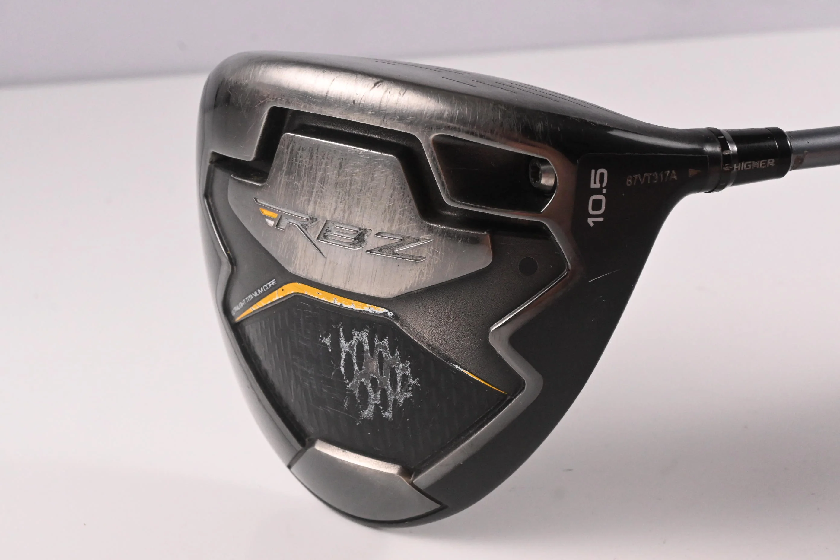 Taylormade RBZ Black Driver / 10.5 Degree / Regular Flex Matrix Ozik White Tie - Image 2