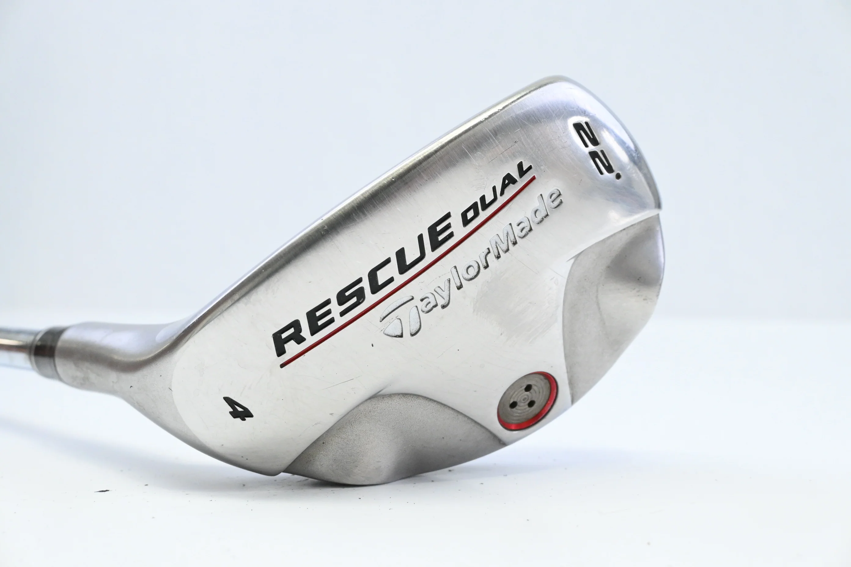 Left Hand Taylormade Rescue Dual #4 Hybrid / 22 Degree / Regular Flex Taylormade