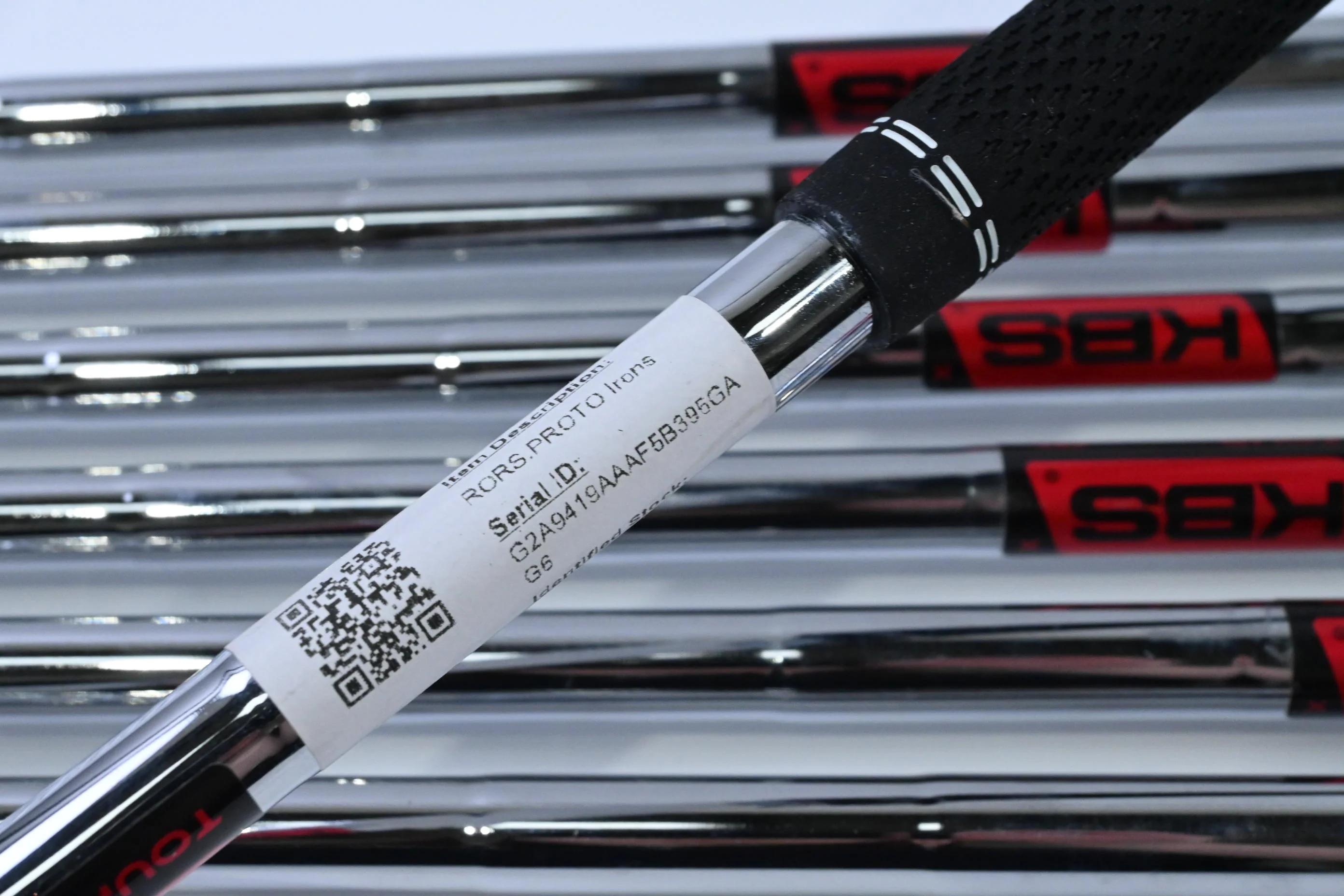 Taylormade RORS.PROTO Irons / 4-PW / X-Flex KBS Tour Shafts - Image 6