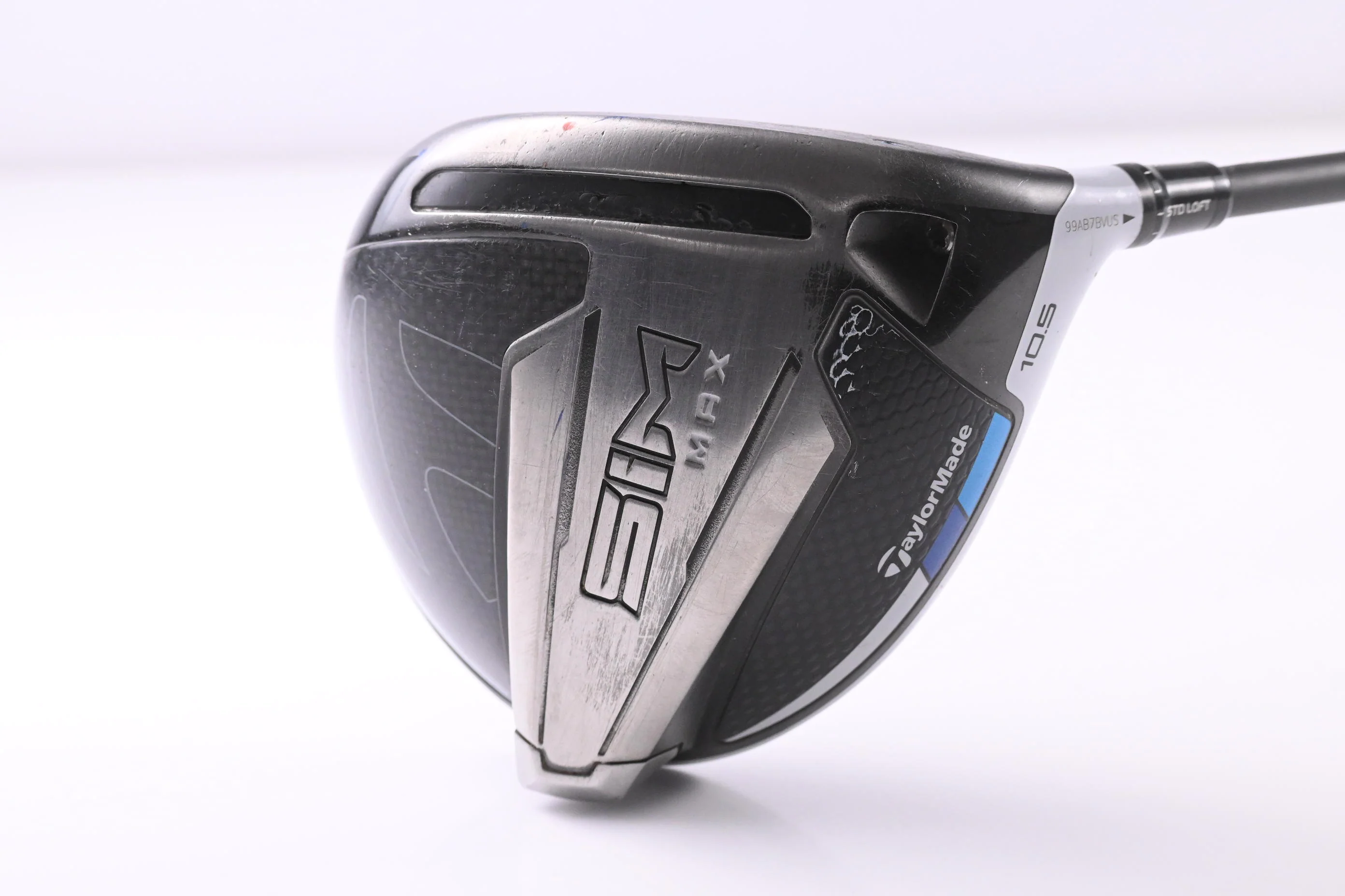Taylormade SIM Max Driver / 10.5 Degree / Regular Flex REAX White 60 Shaft - Image 2